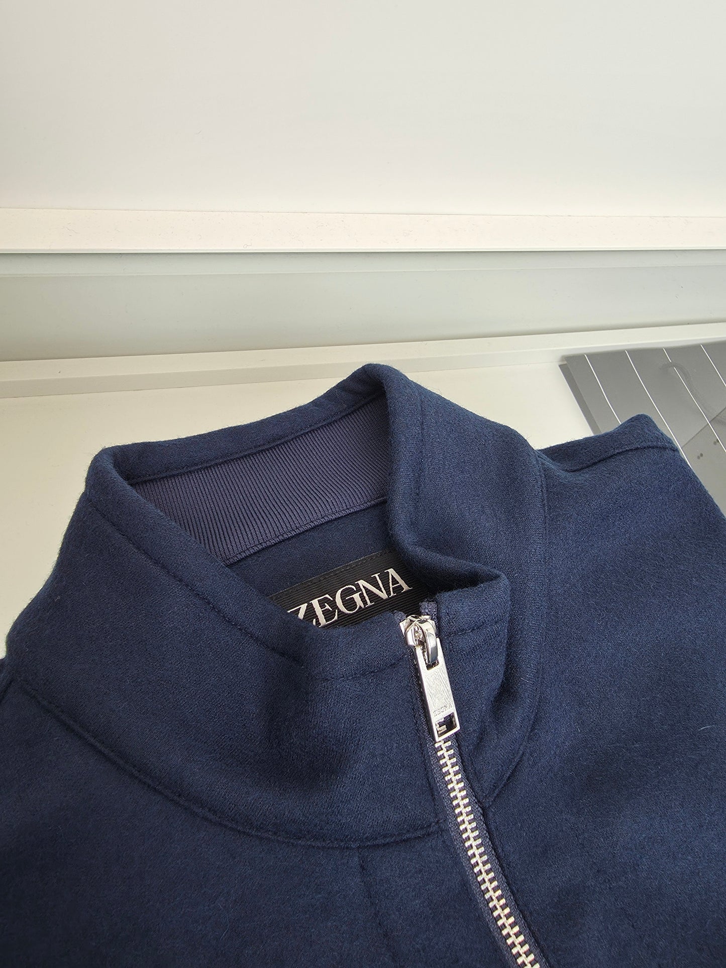 Black and Dark Blue Jacket