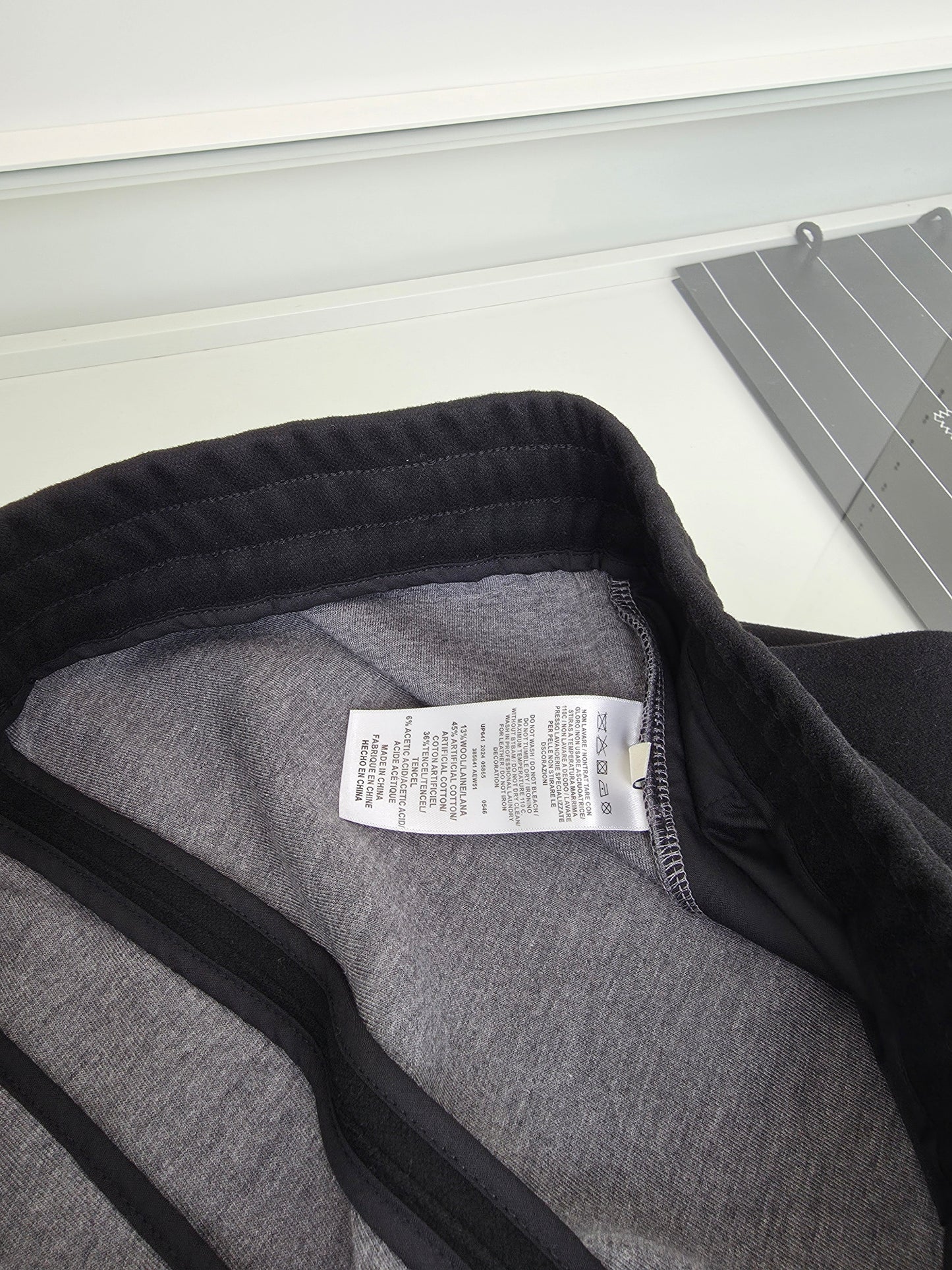 Black and Dark Grey Pant