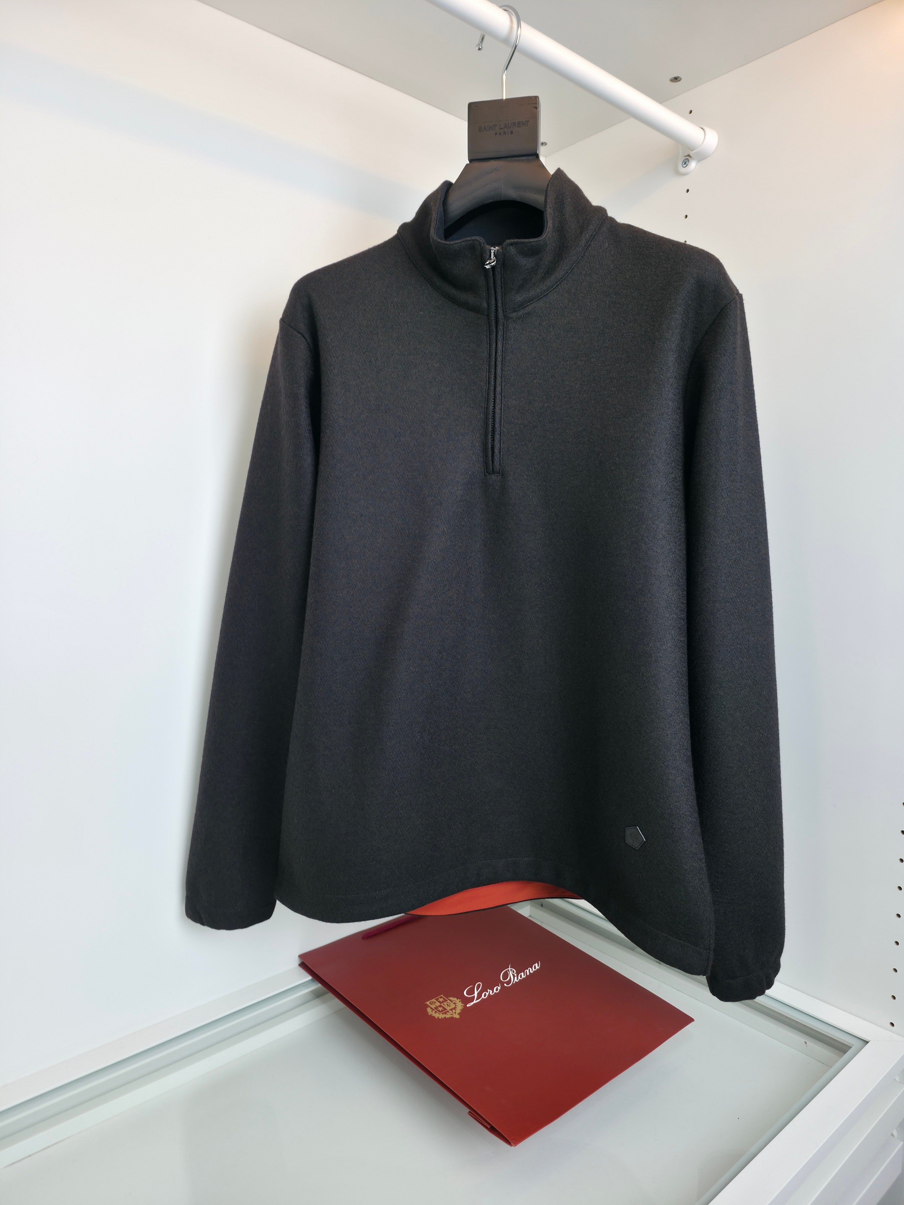 Black and Dark Blue Jacket