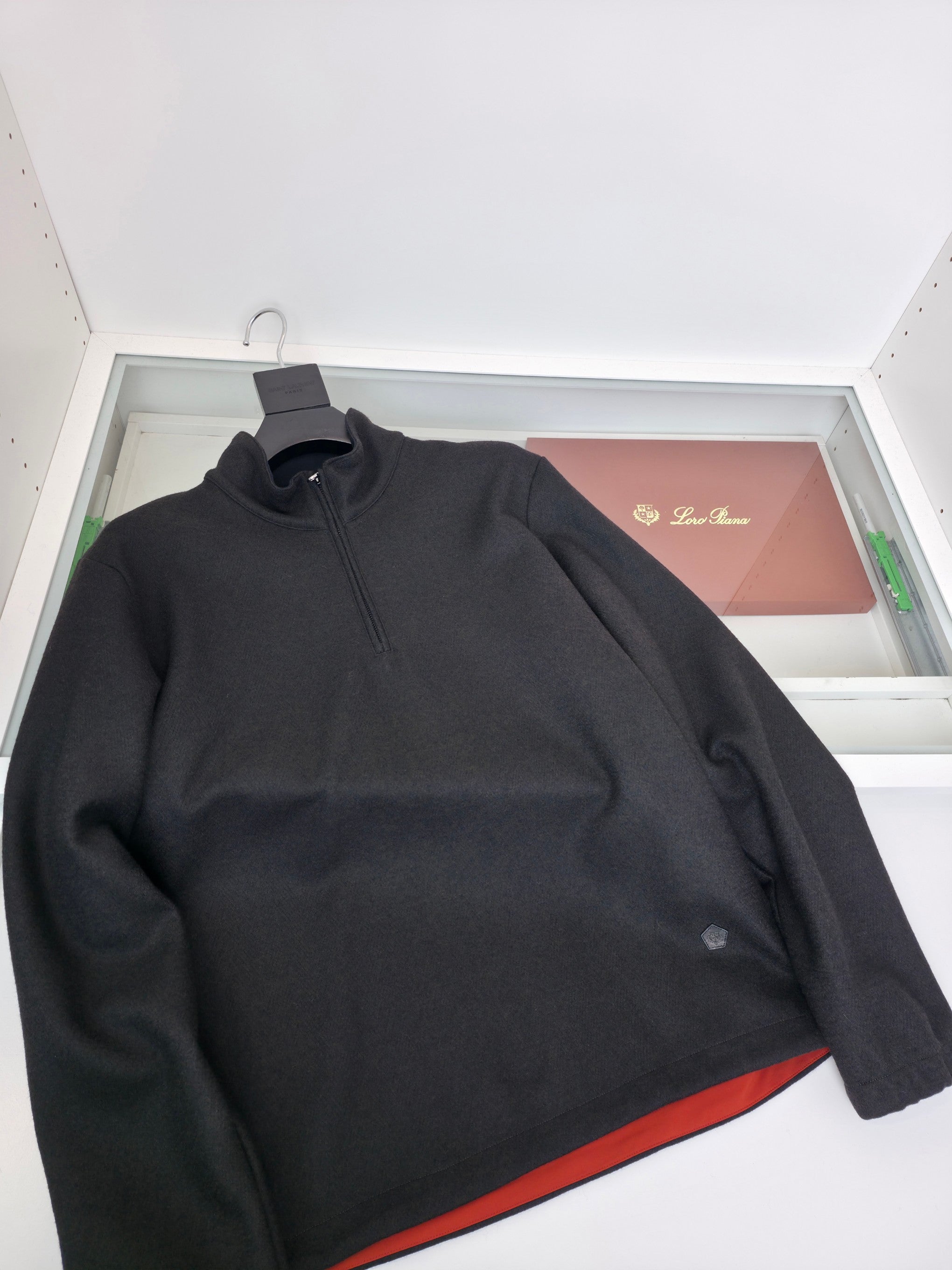 Black and Dark Blue Jacket