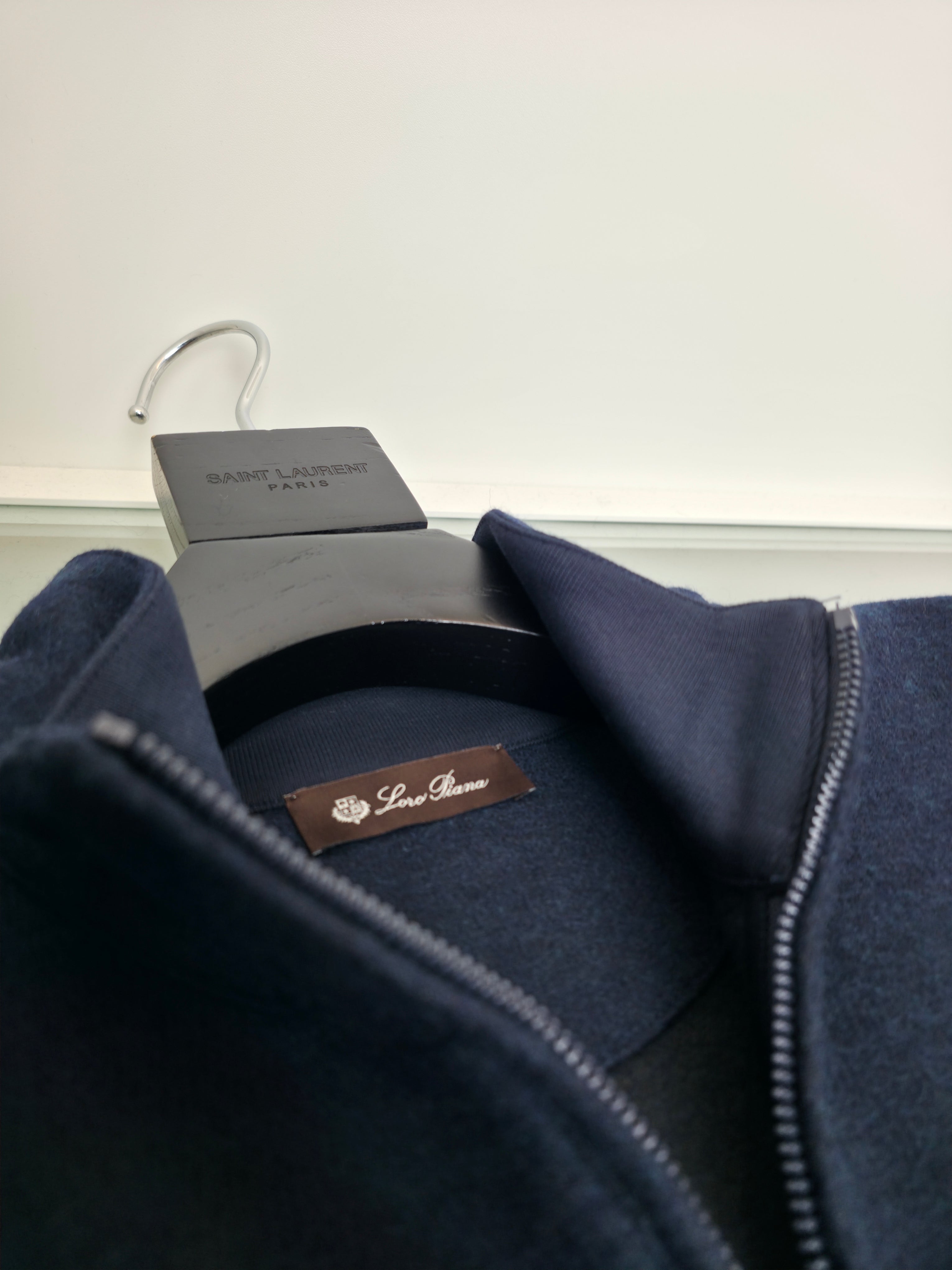 Black and Dark Blue Jacket