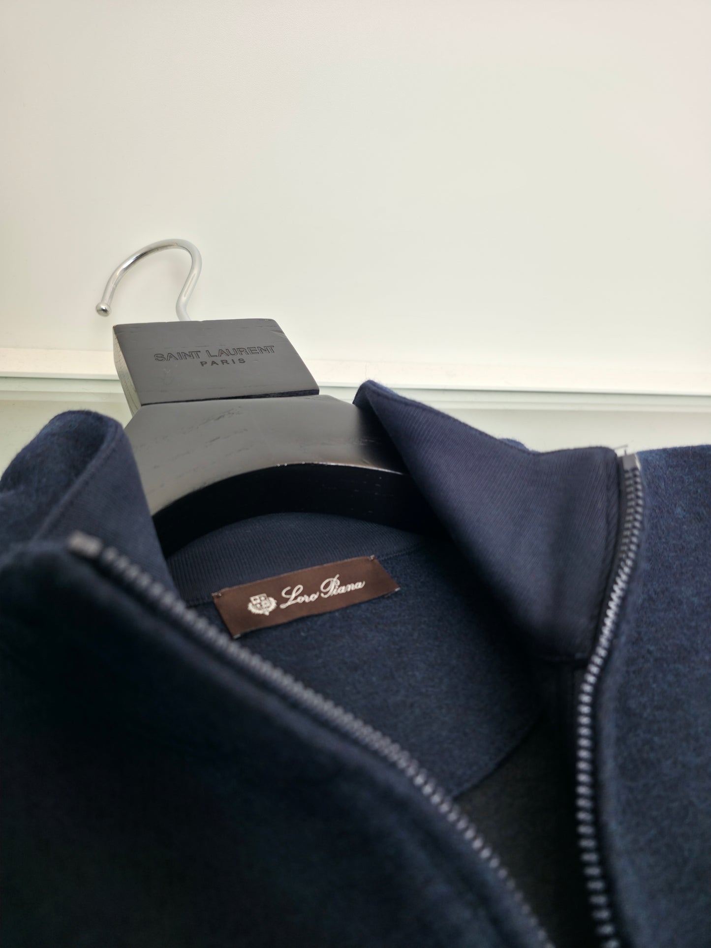 Black and Dark Blue Jacket