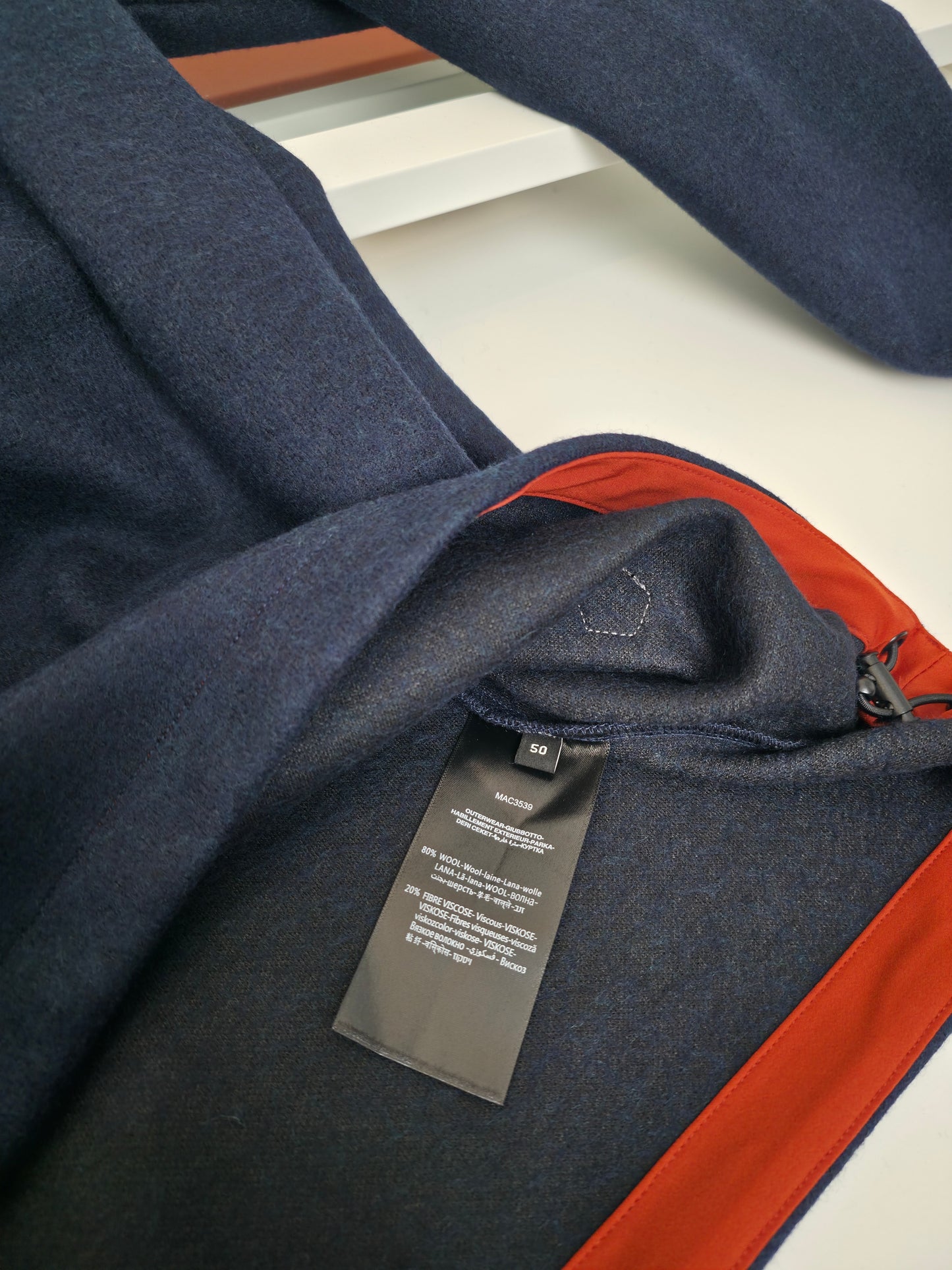 Black and Dark Blue Jacket