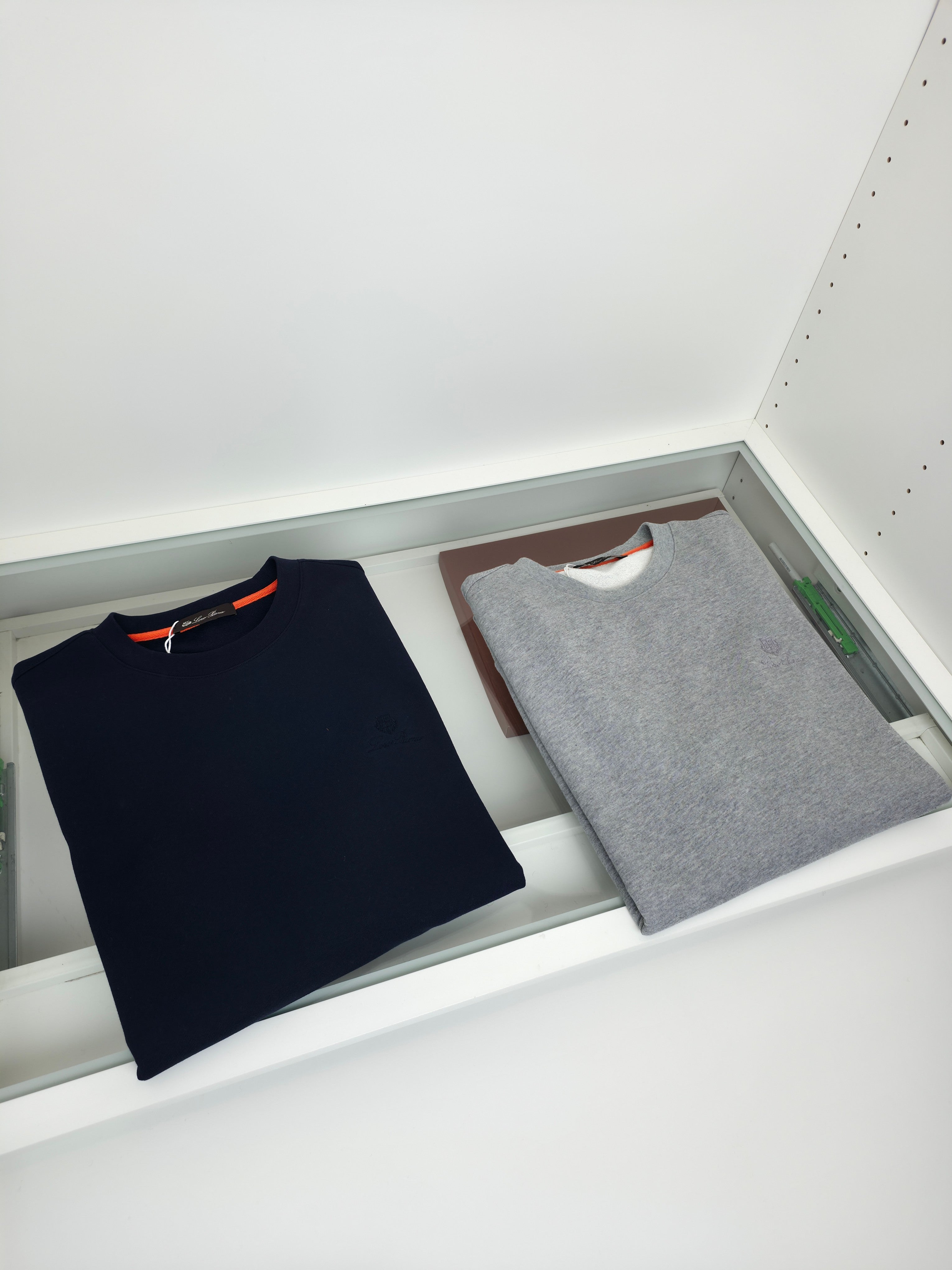 Grey and Dark Blue Jersey