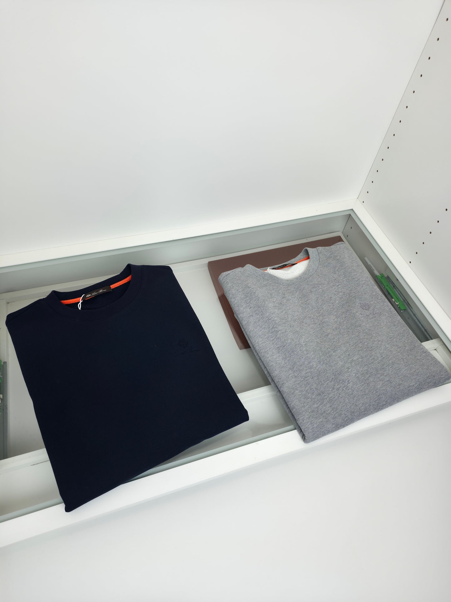 Grey and Dark Blue Jersey