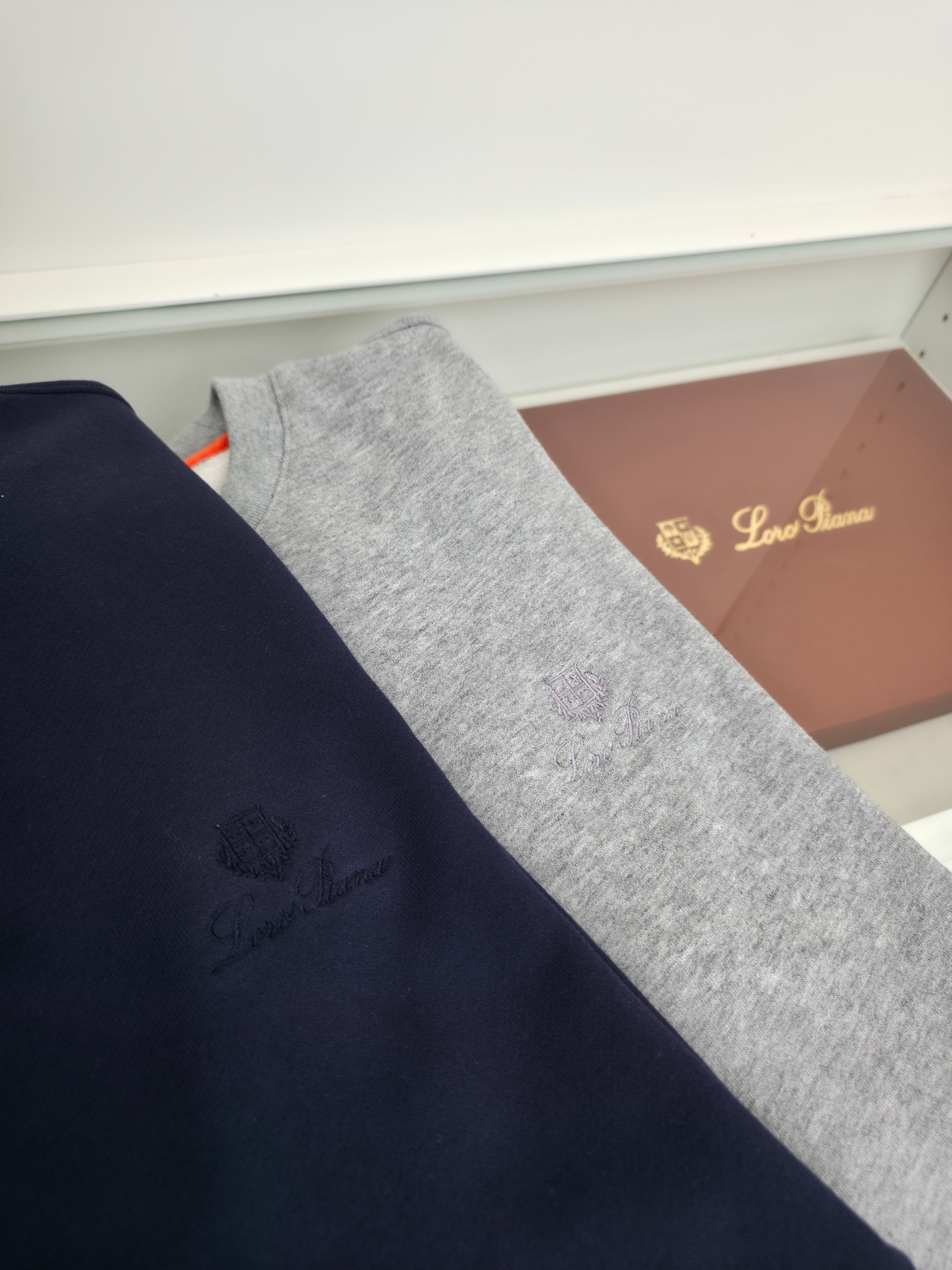 Grey and Dark Blue Jersey