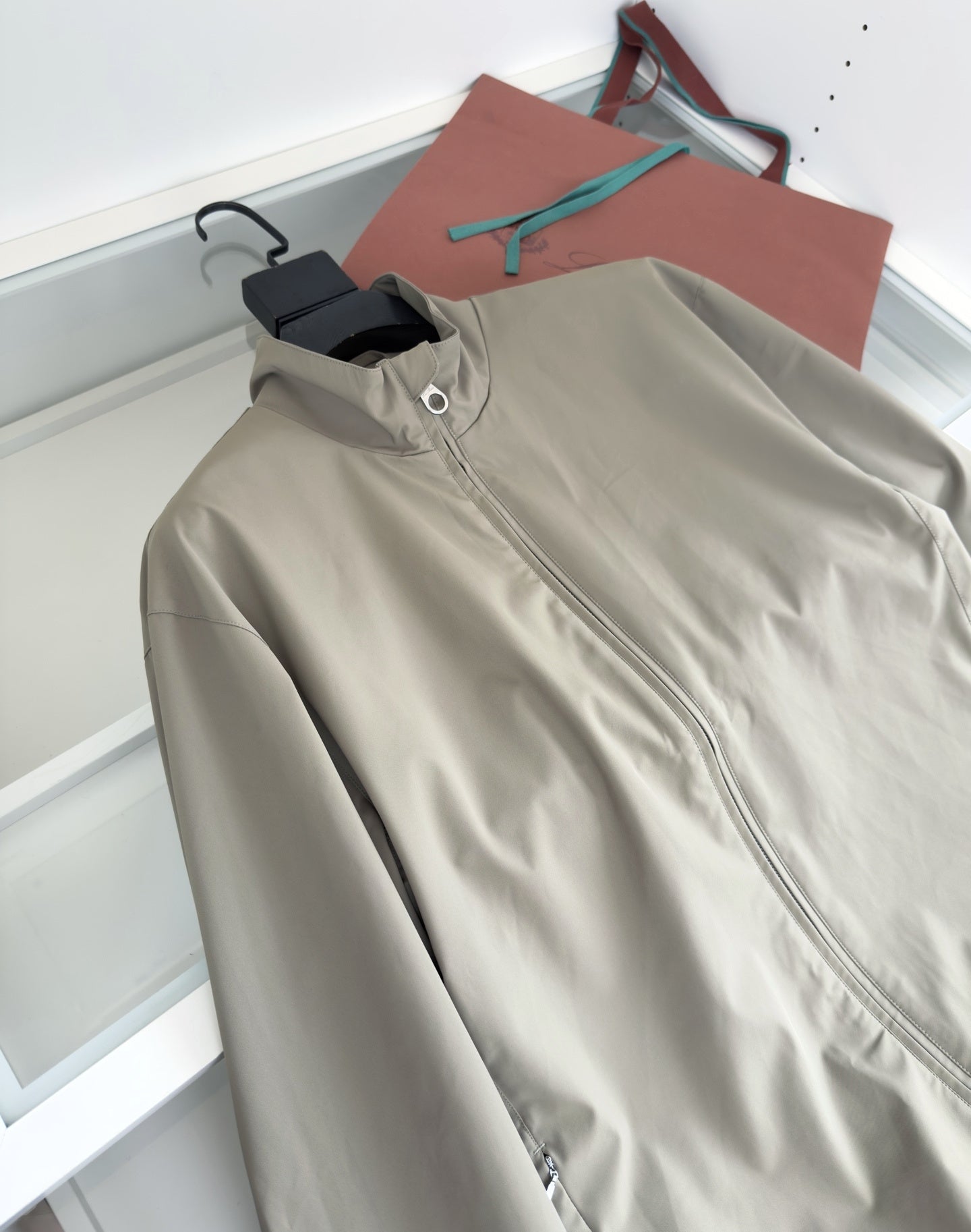 Light Green and Black Jacket