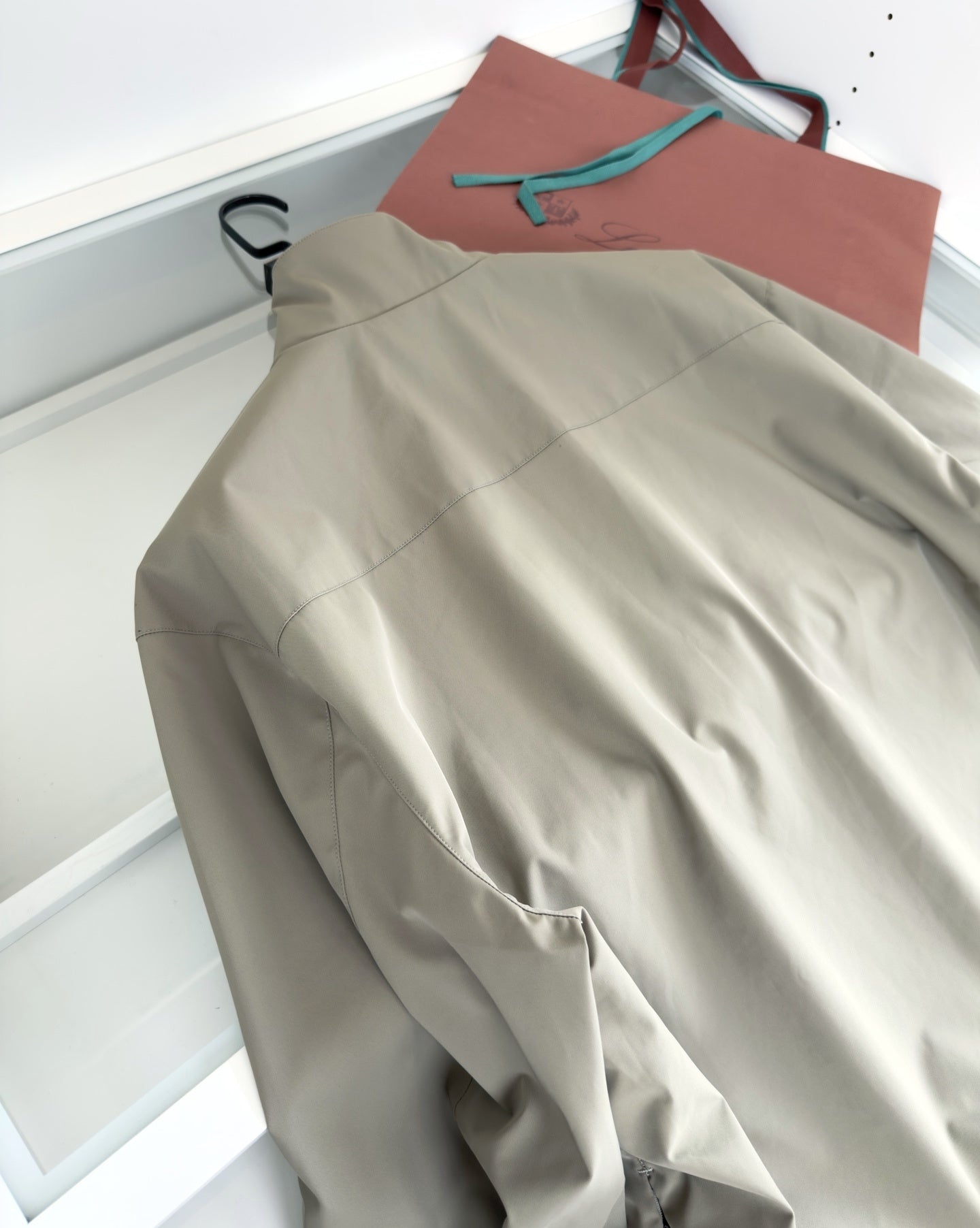 Light Green and Black Jacket