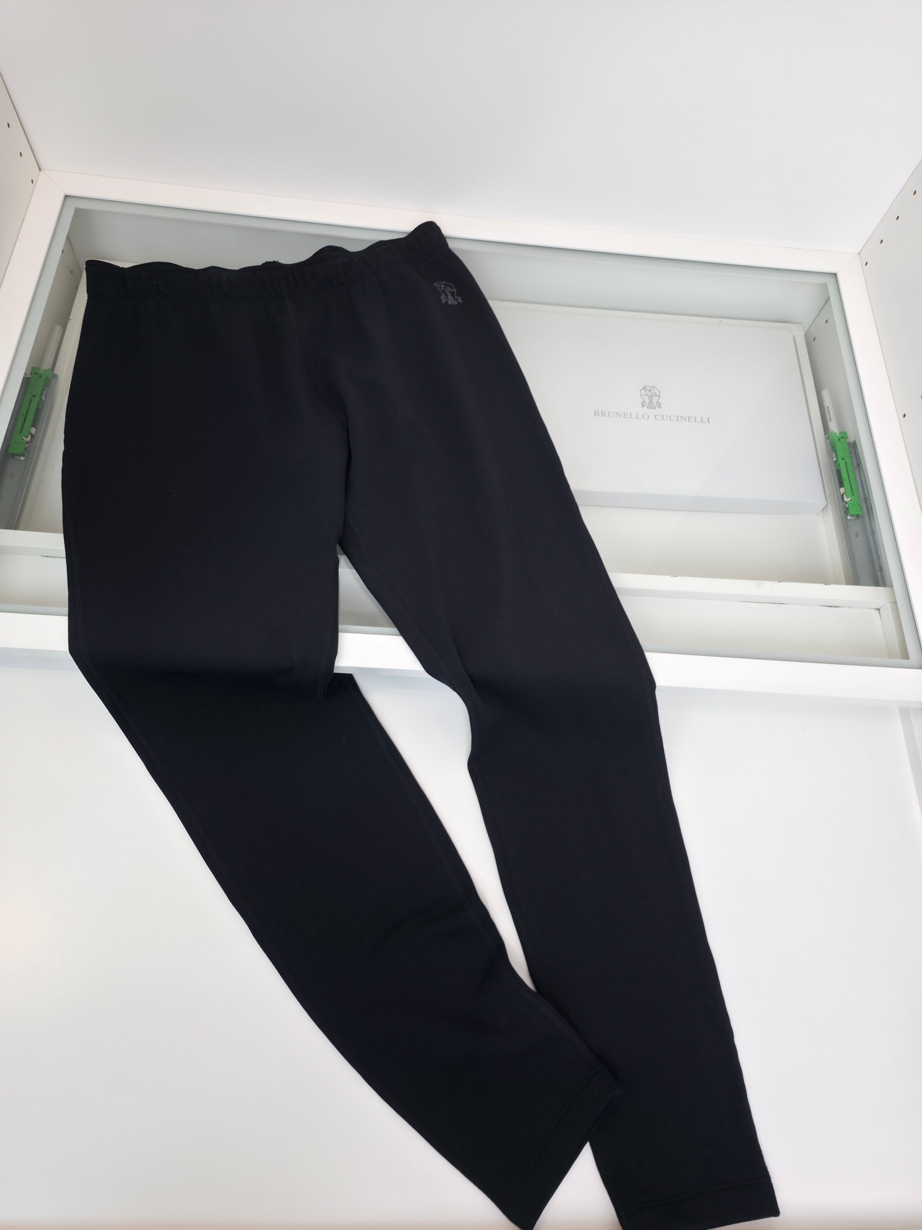 Black Jersey and Pant Suit