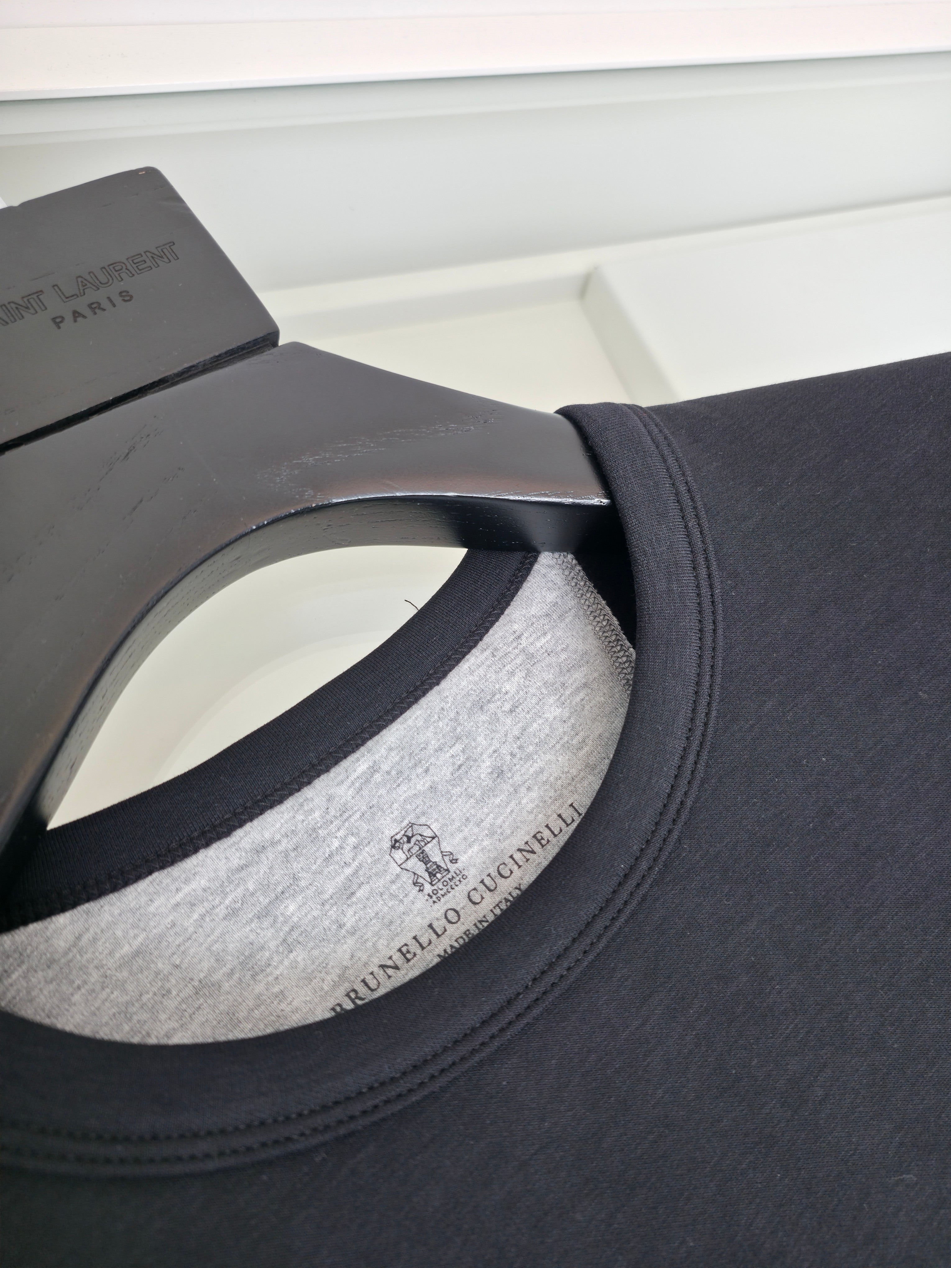 Black Jersey and Pant Suit