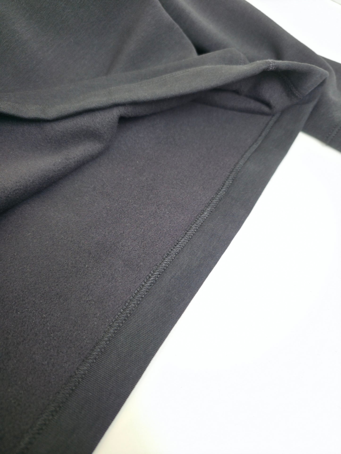 Black Jersey and Pant Suit