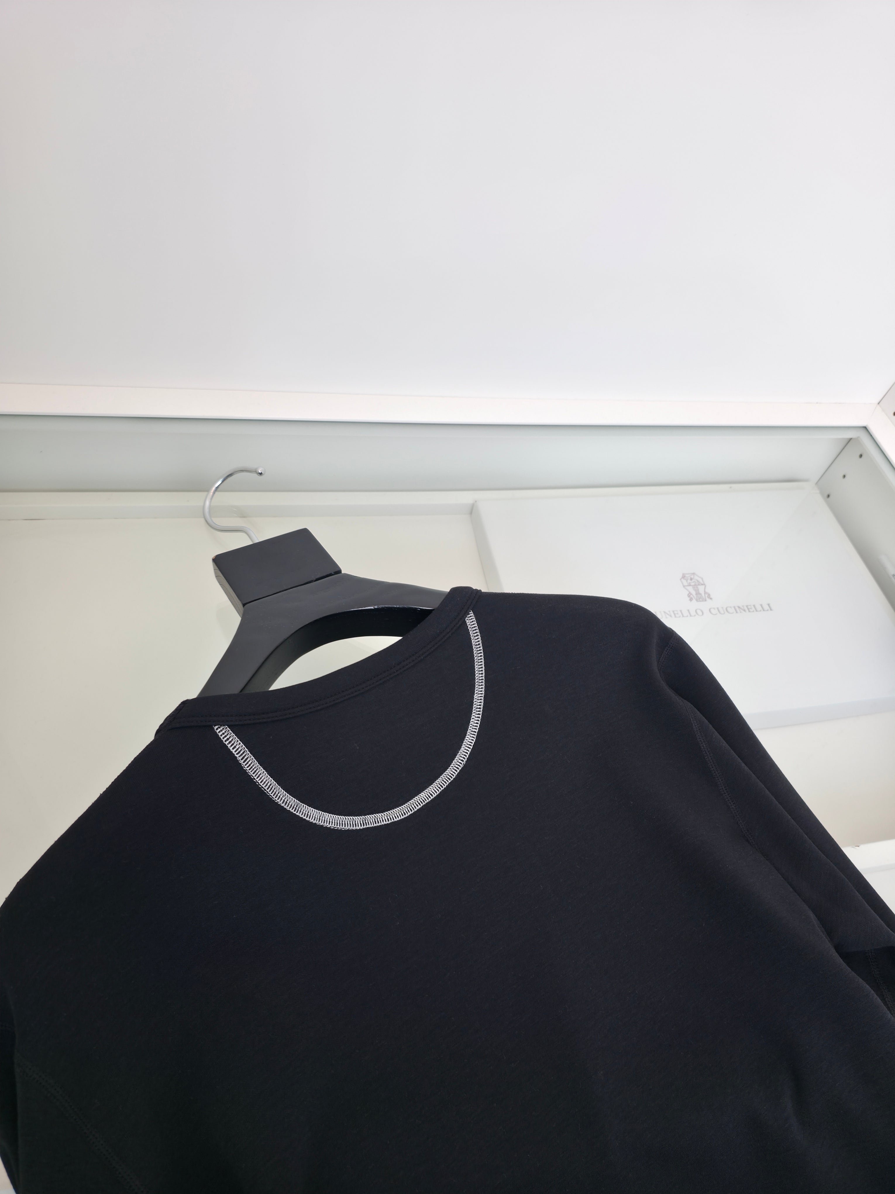 Black Jersey and Pant Suit