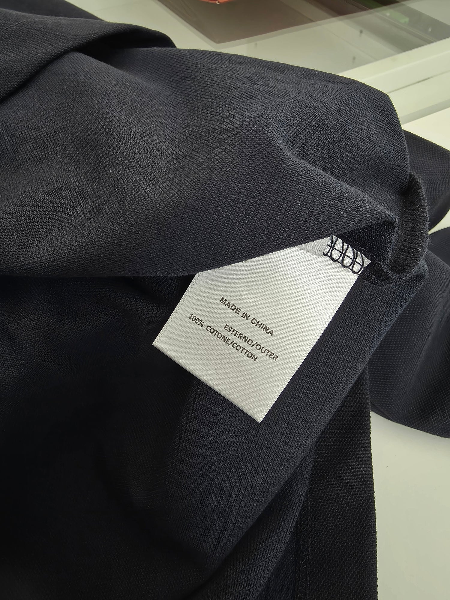 Black and Beige Jersey