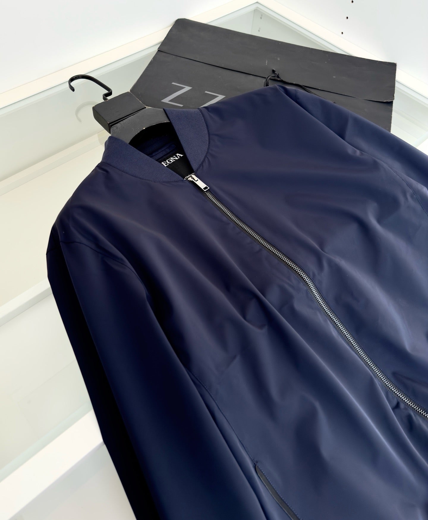 Dark Blue and Grey Jacket