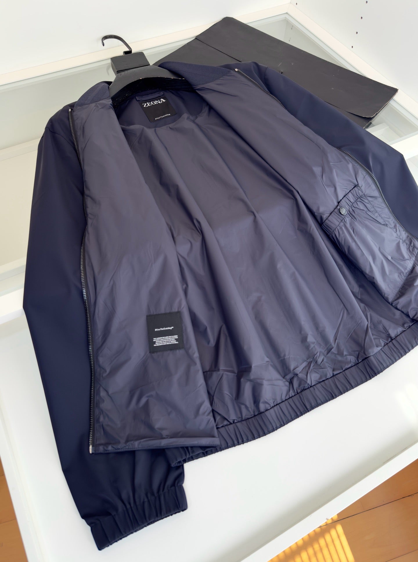 Dark Blue and Grey Jacket