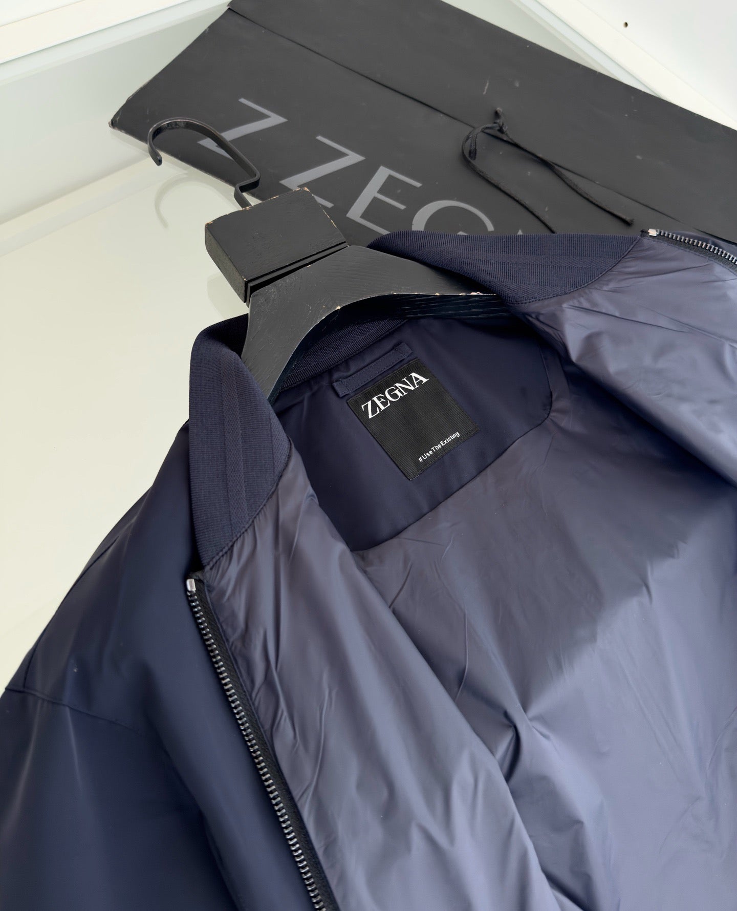 Dark Blue and Grey Jacket