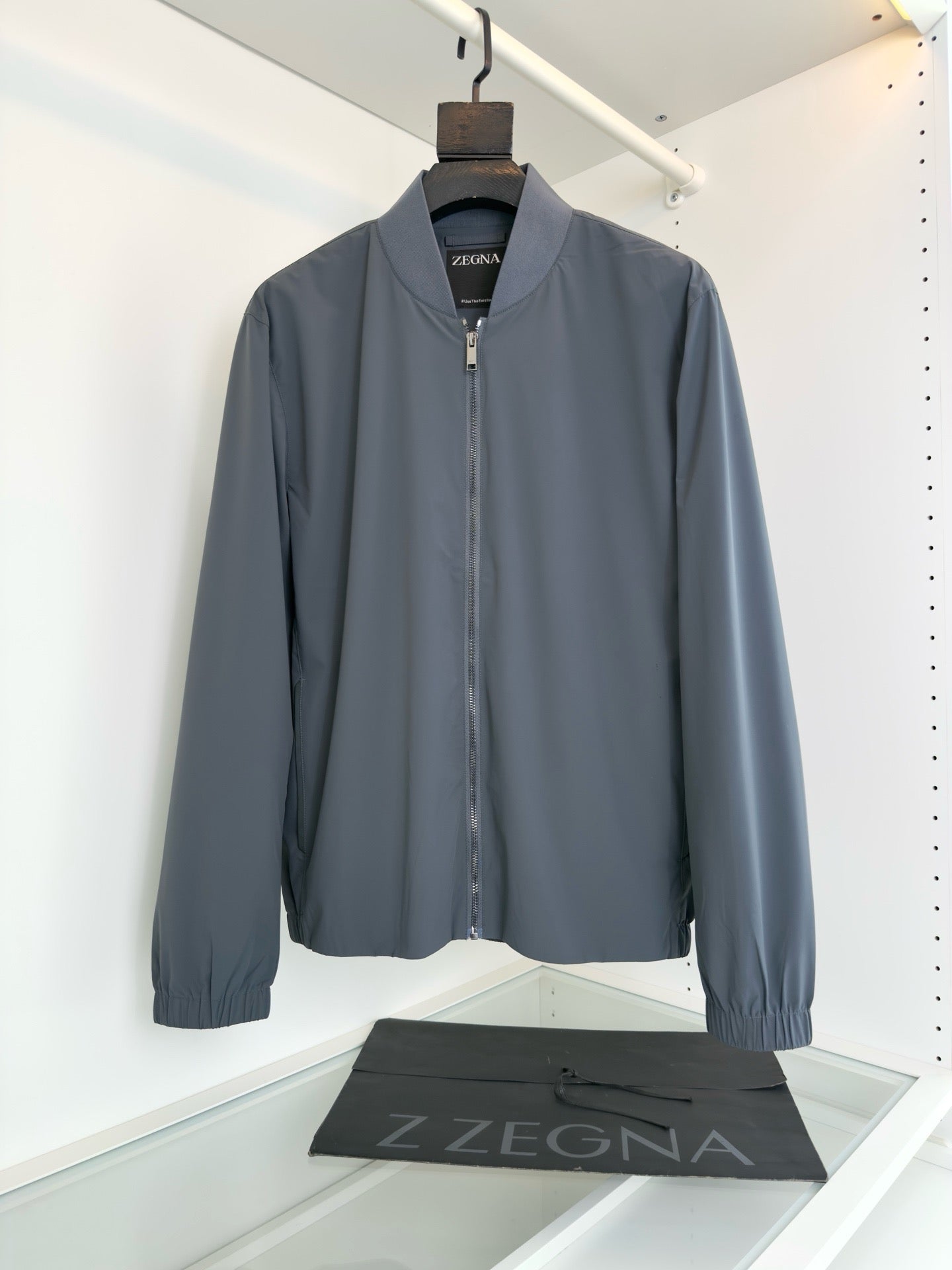 Dark Blue and Grey Jacket