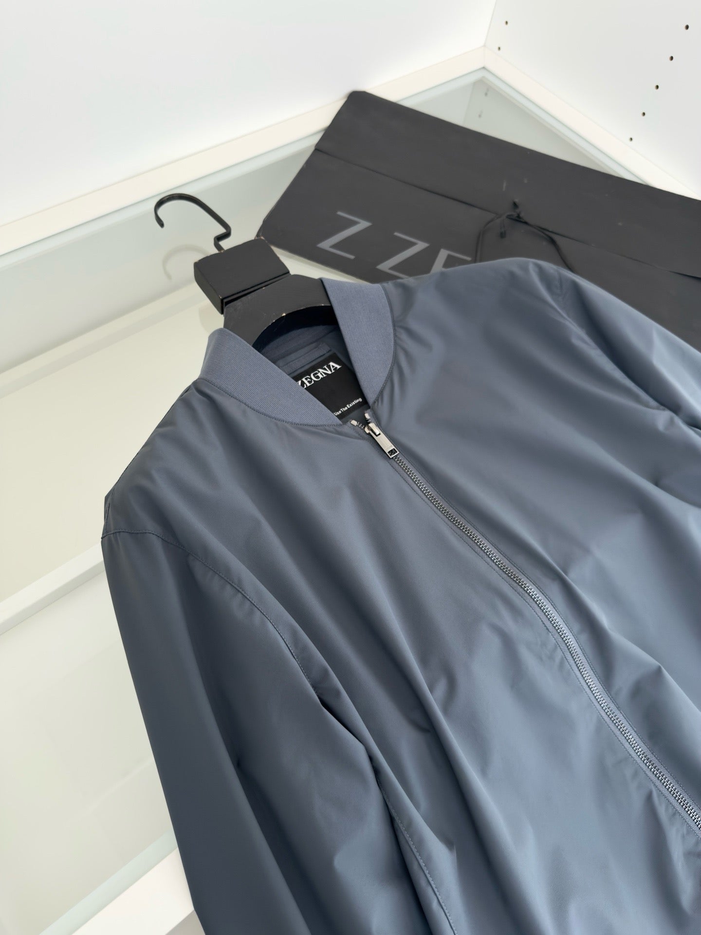 Dark Blue and Grey Jacket