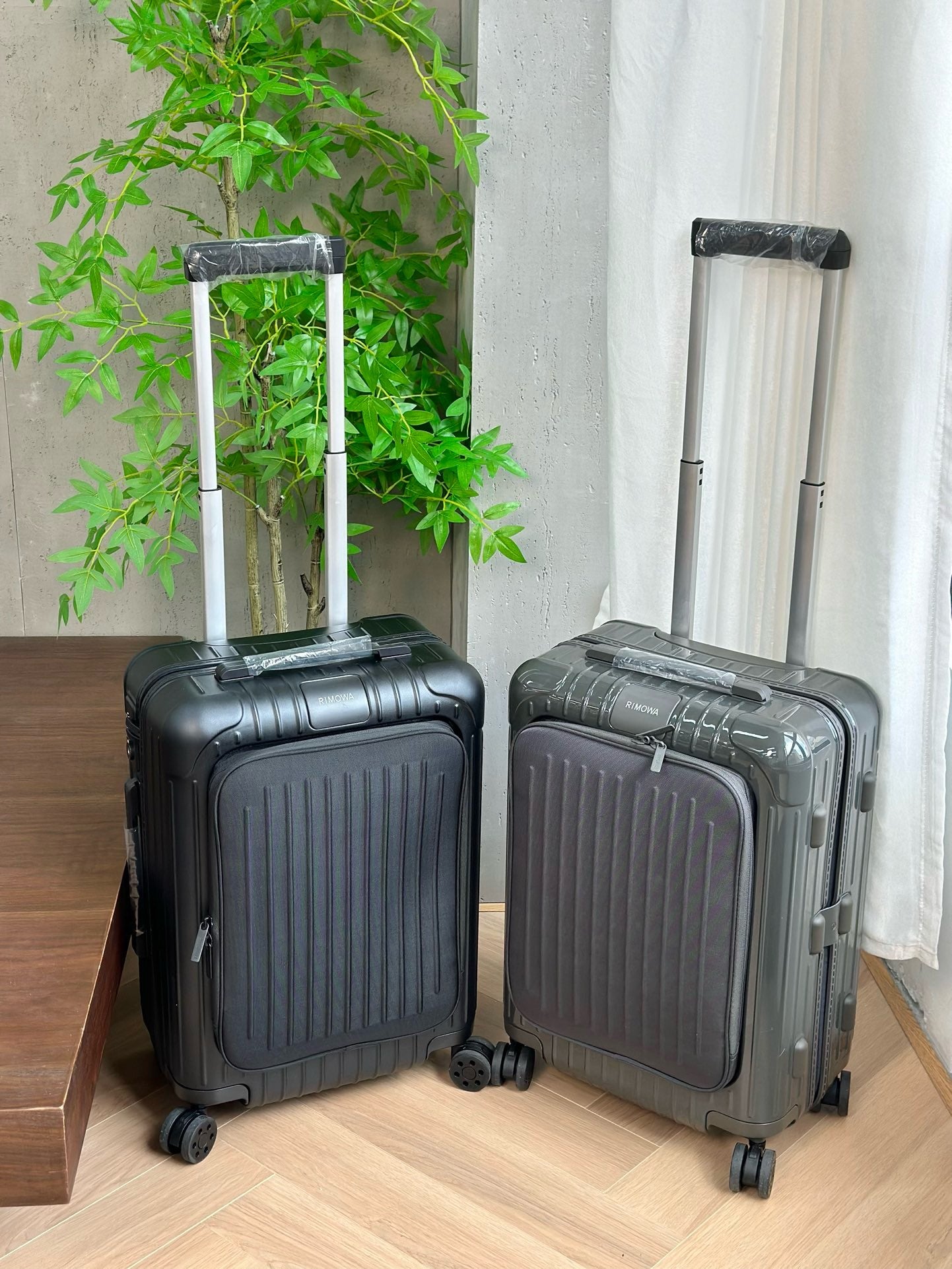 Black and Green Suitcase