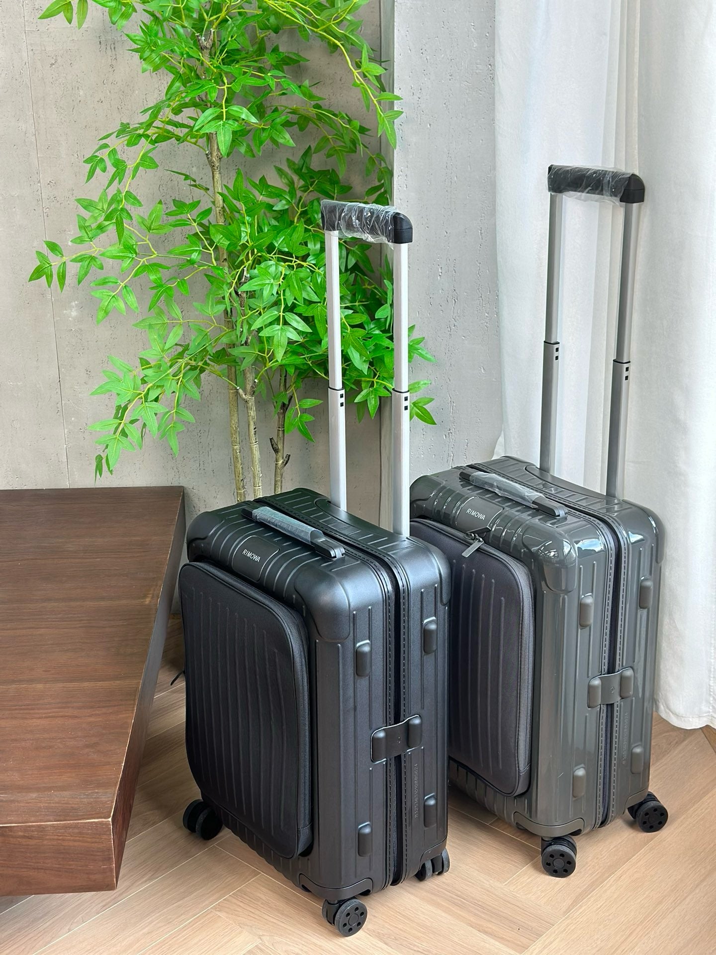 Black and Green Suitcase