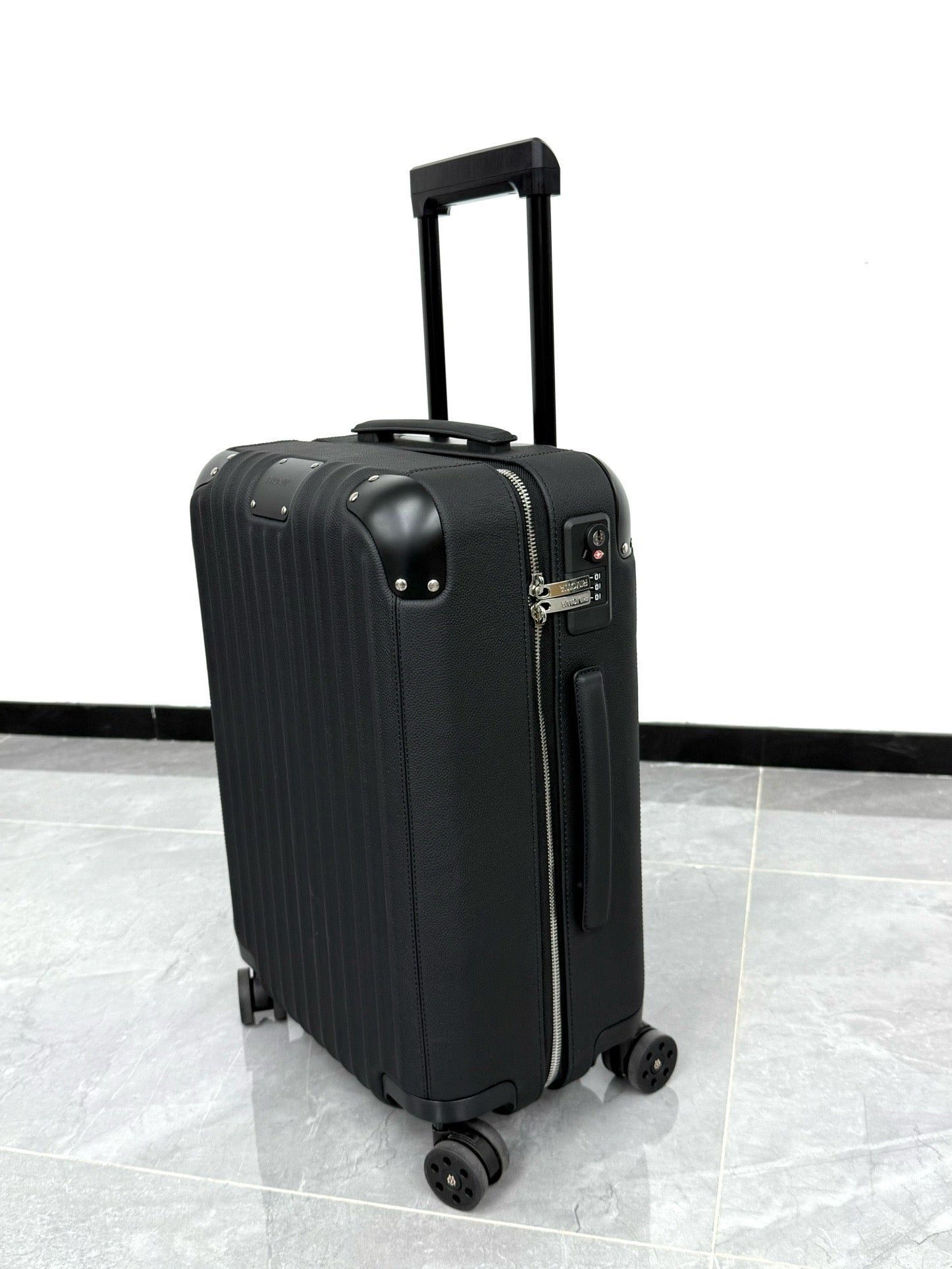 Black and Green Suitcase