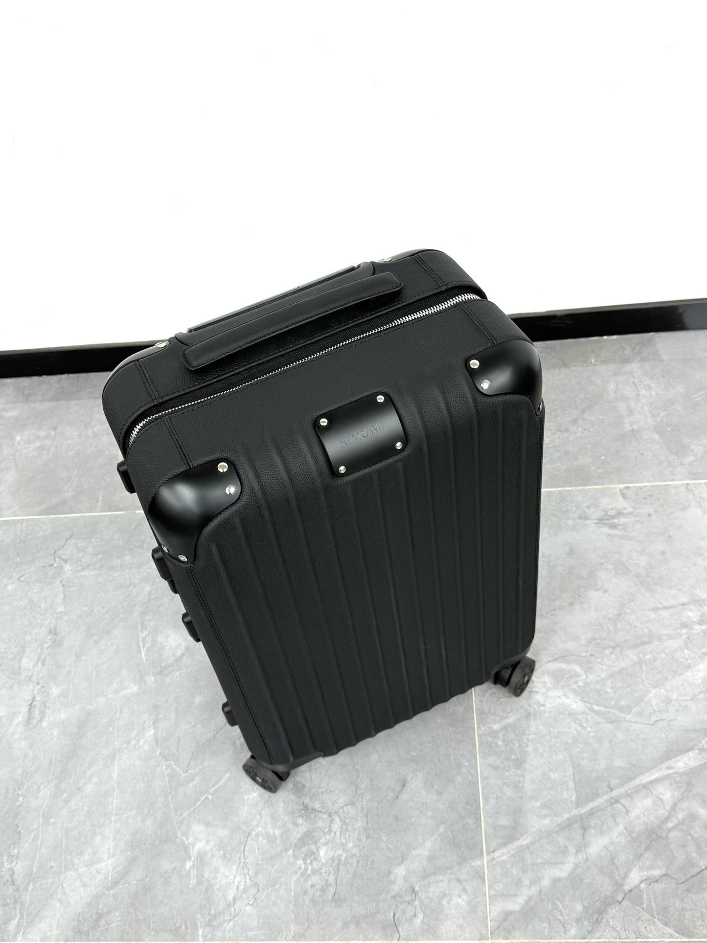 Black and Green Suitcase