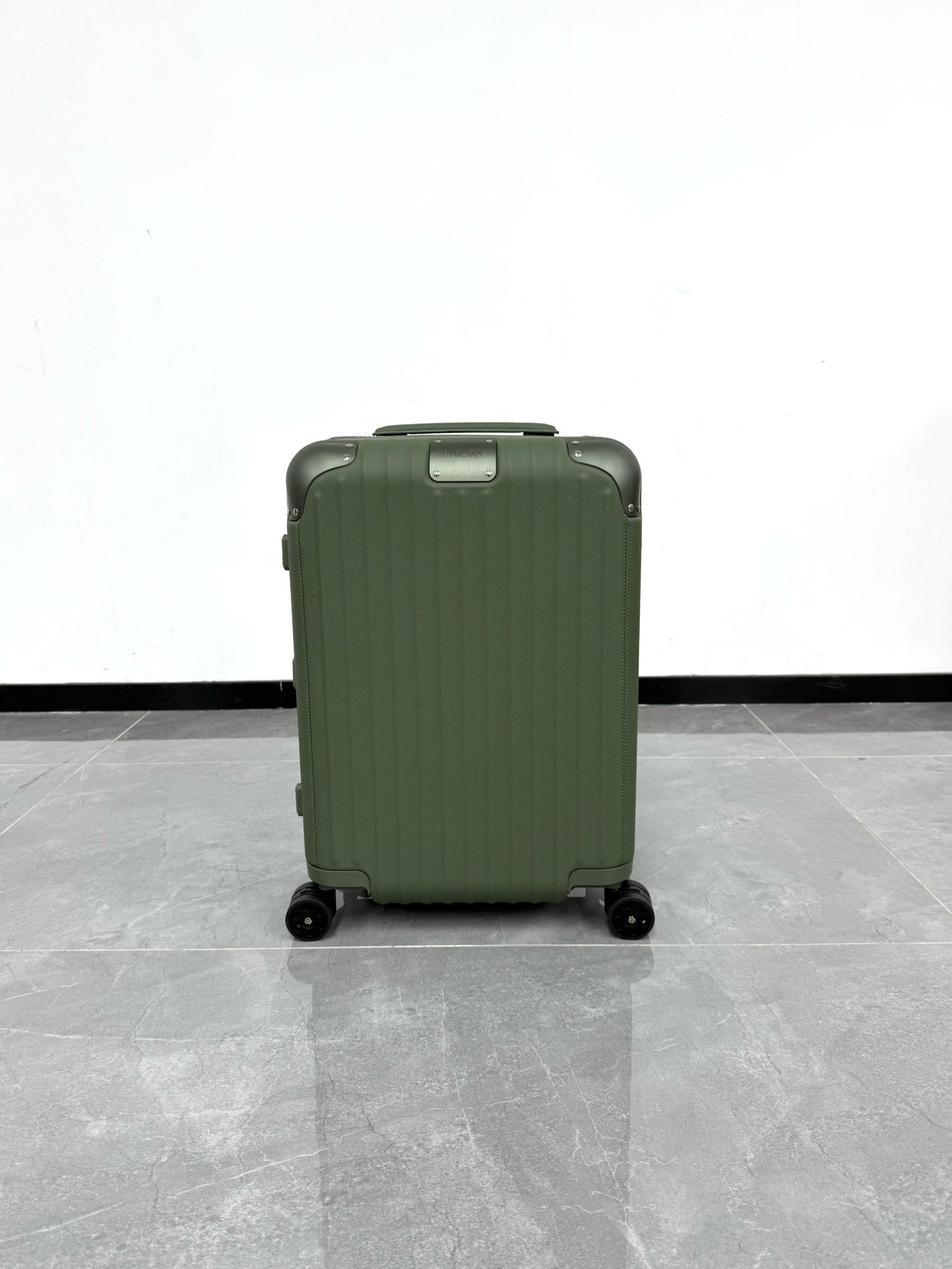 Black and Green Suitcase