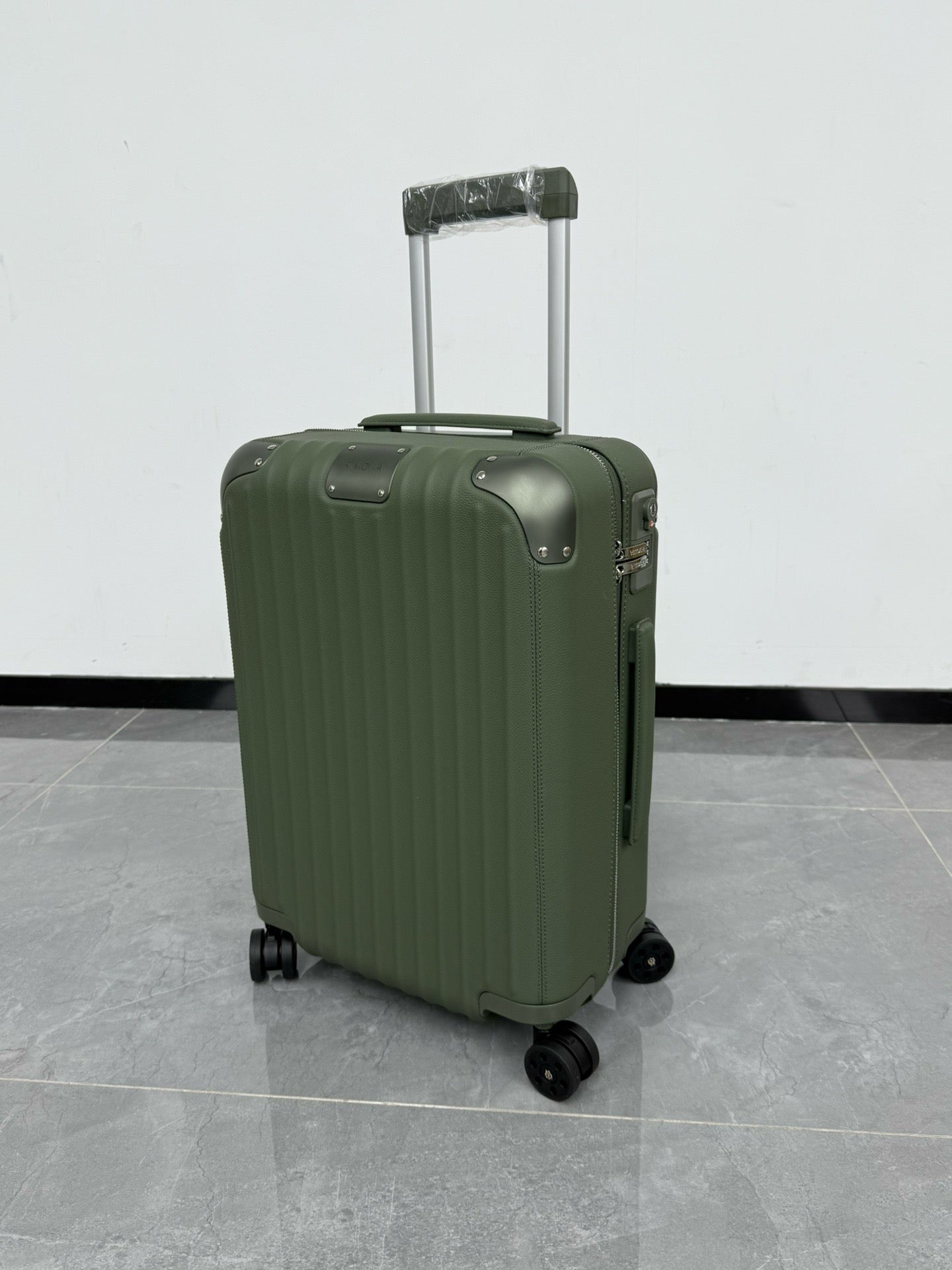 Black and Green Suitcase