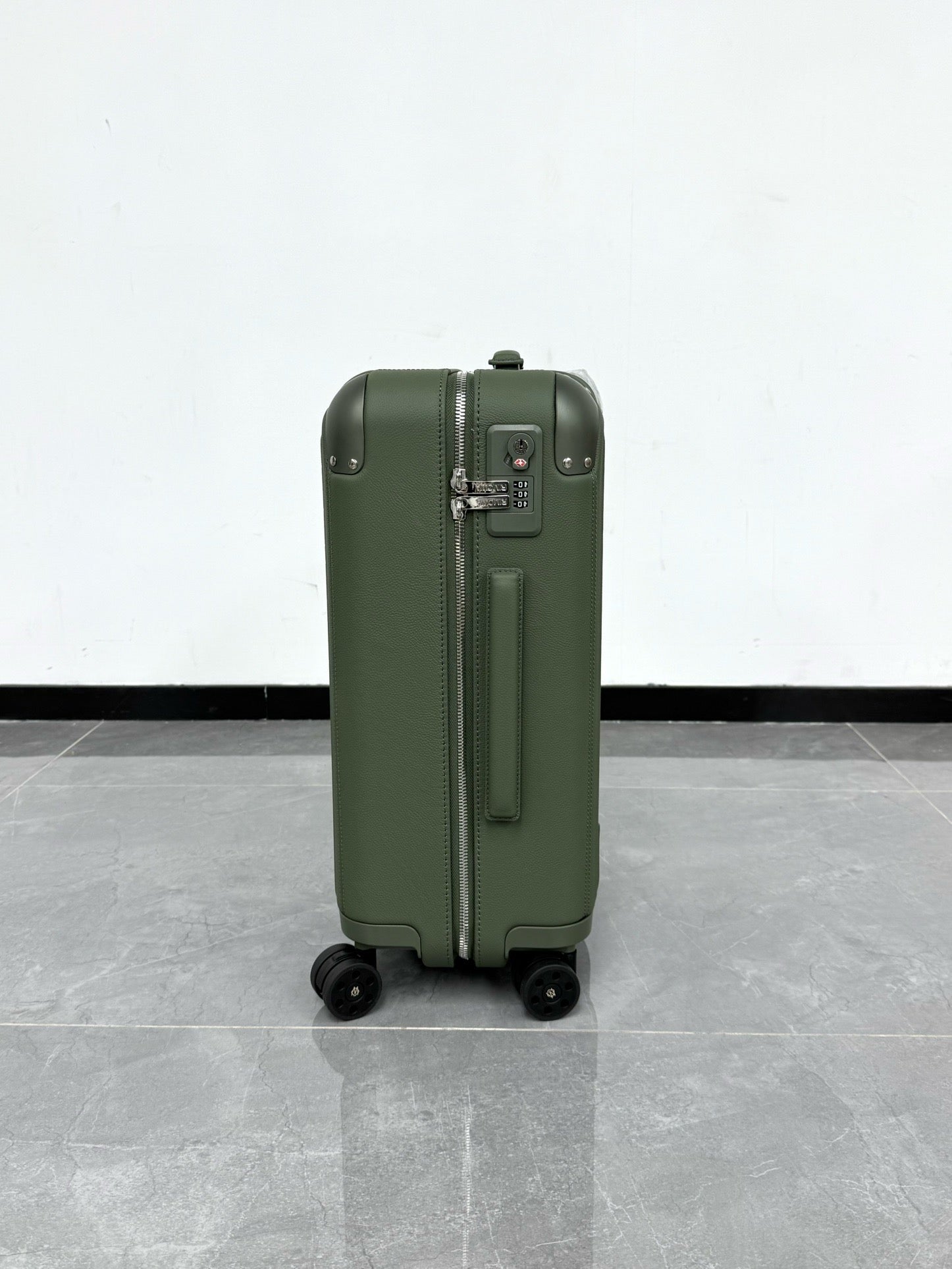 Black and Green Suitcase