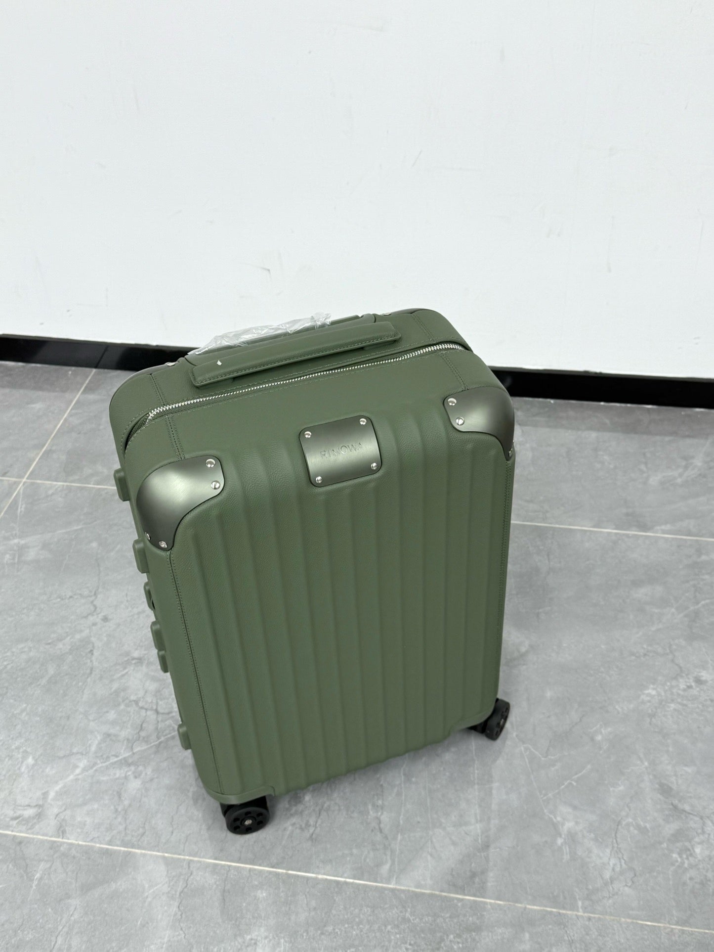 Black and Green Suitcase