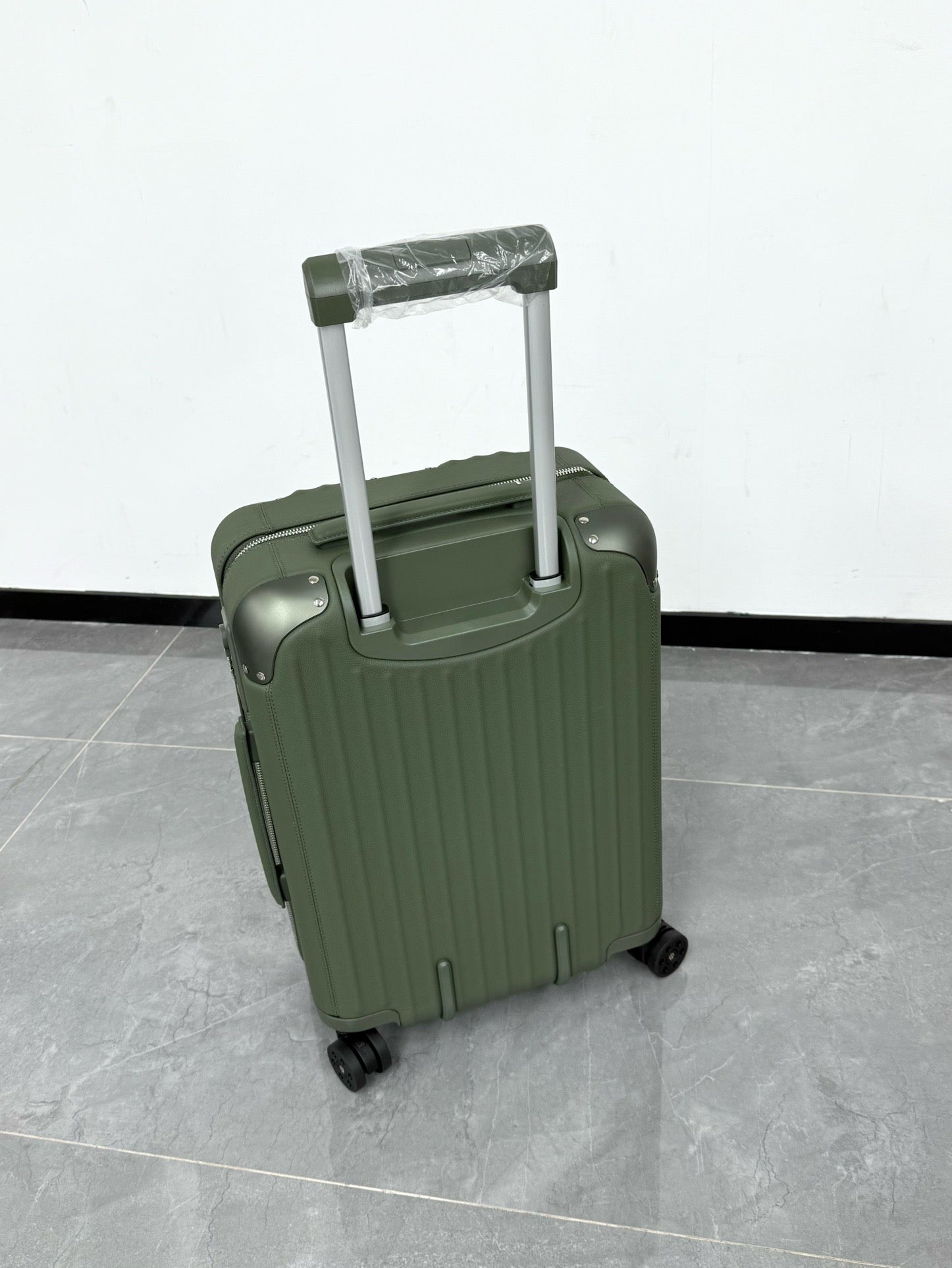 Black and Green Suitcase