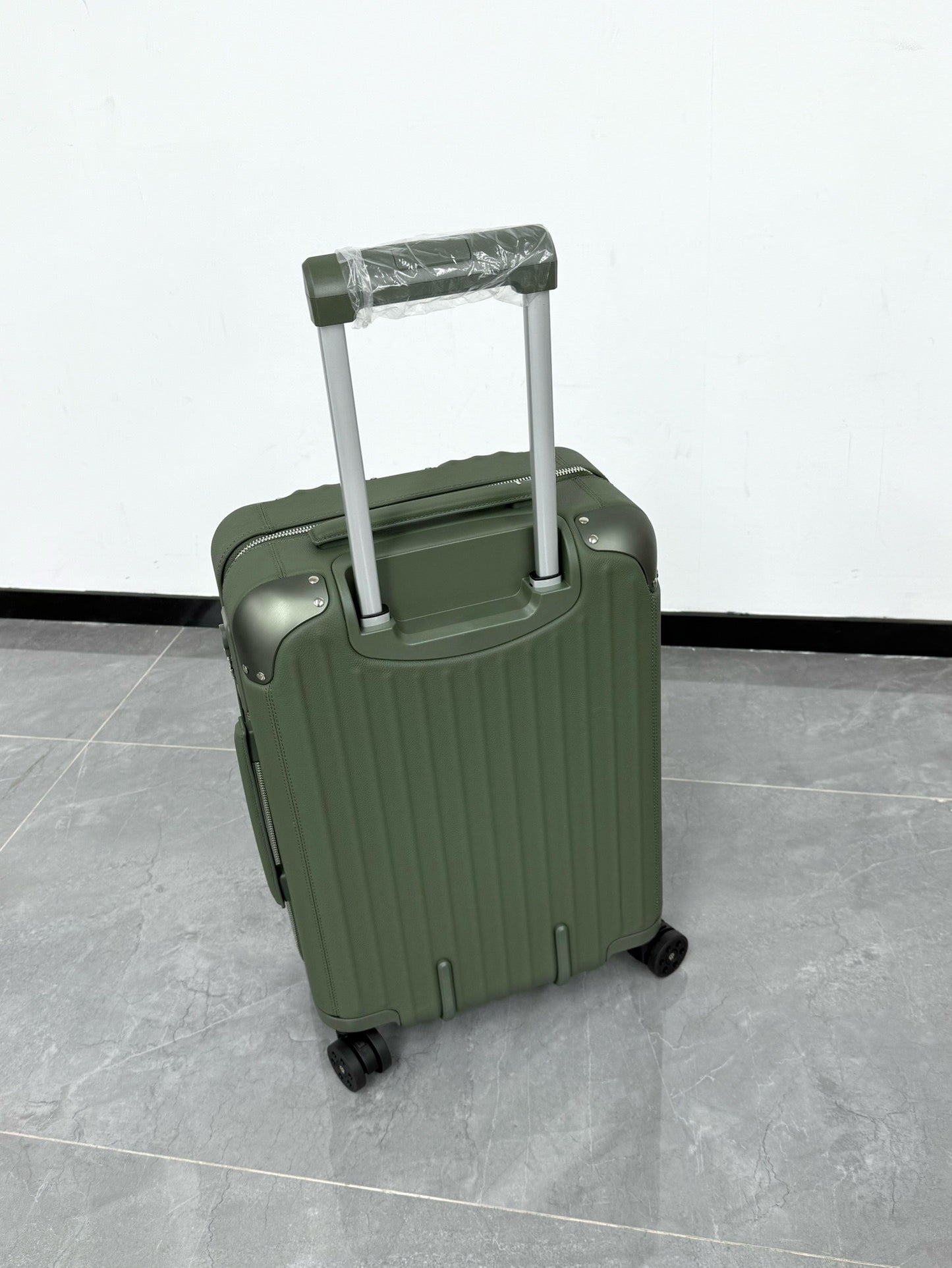 Black and Green Suitcase