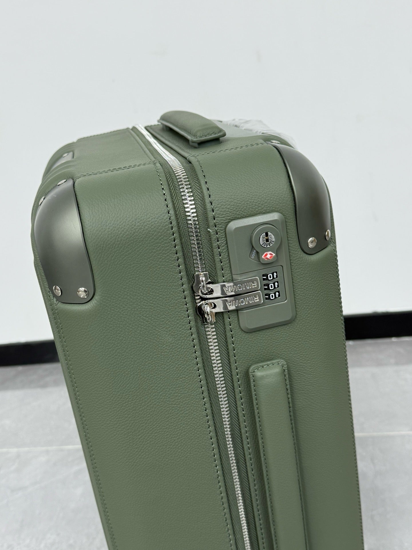 Black and Green Suitcase