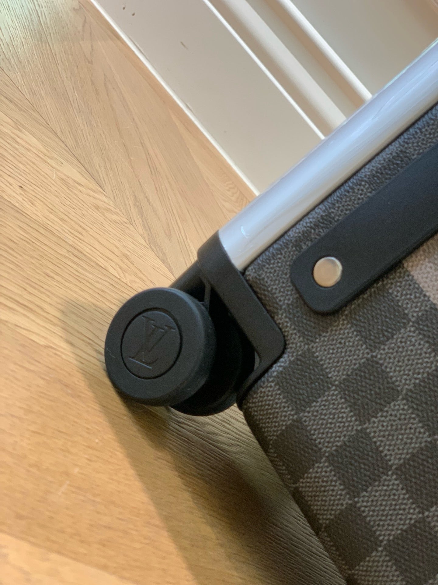 Orange and Blue Suitcase