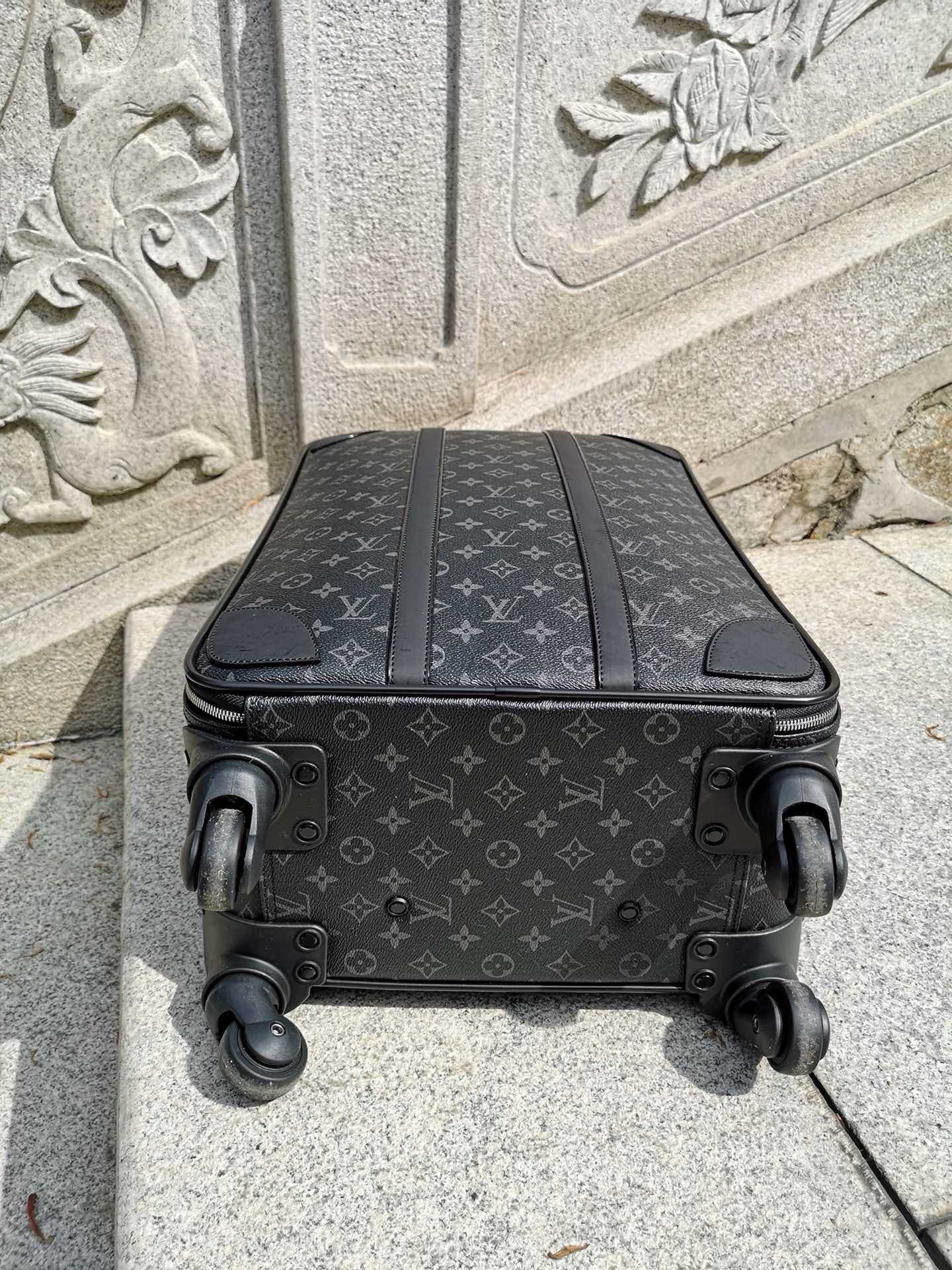 Brown and Grey Suitcase