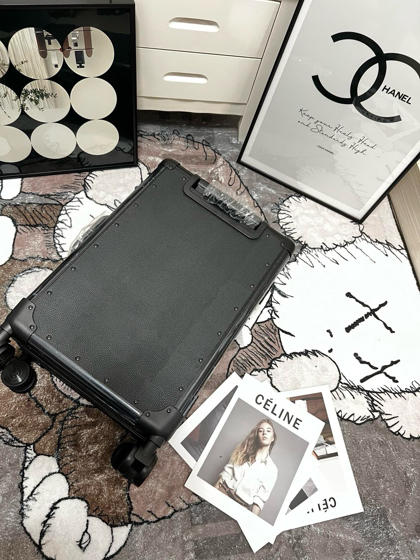 Black and Pink Suitcase