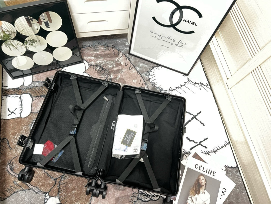 Black and Pink Suitcase