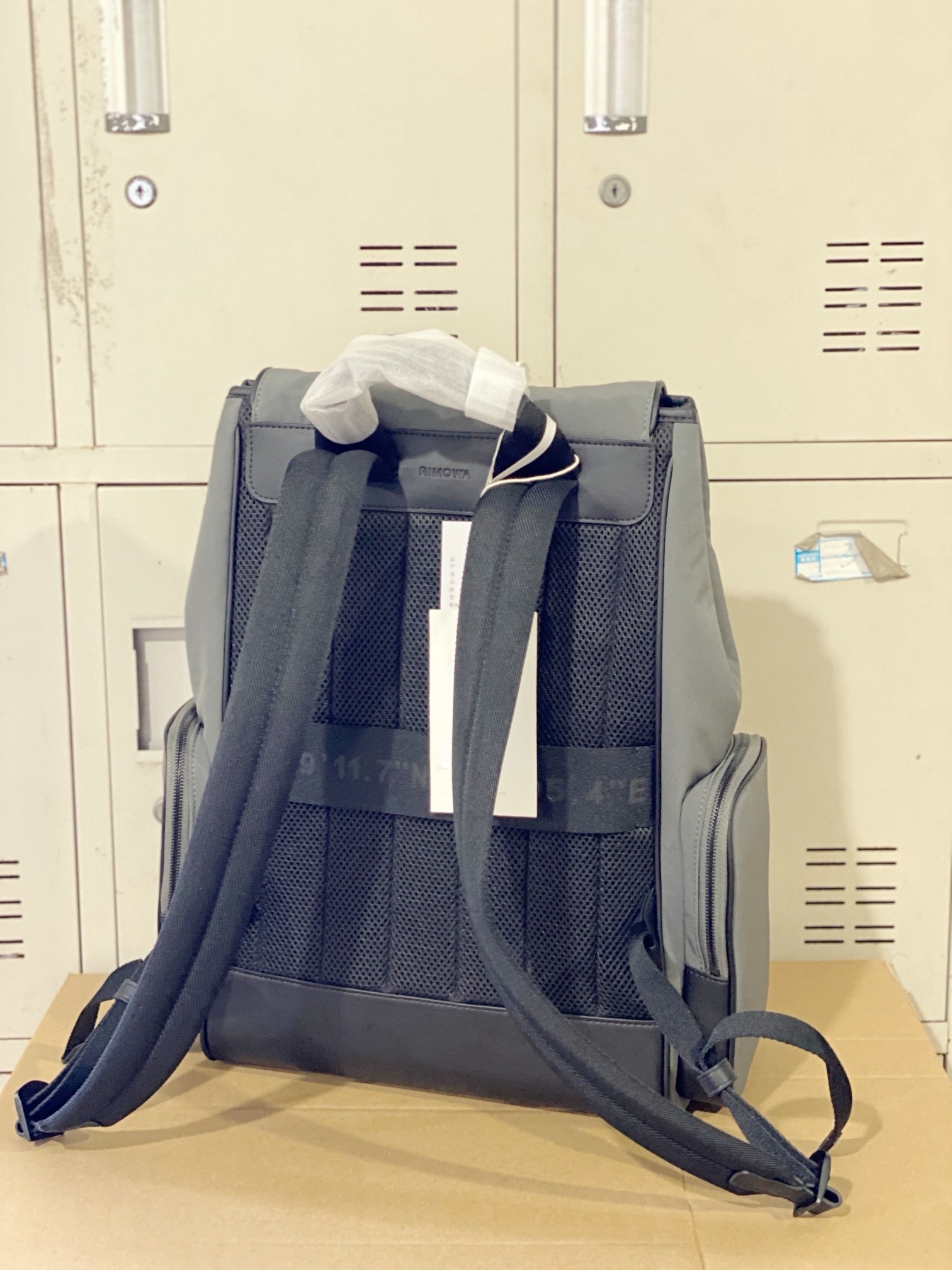 Grey Blue Backpack