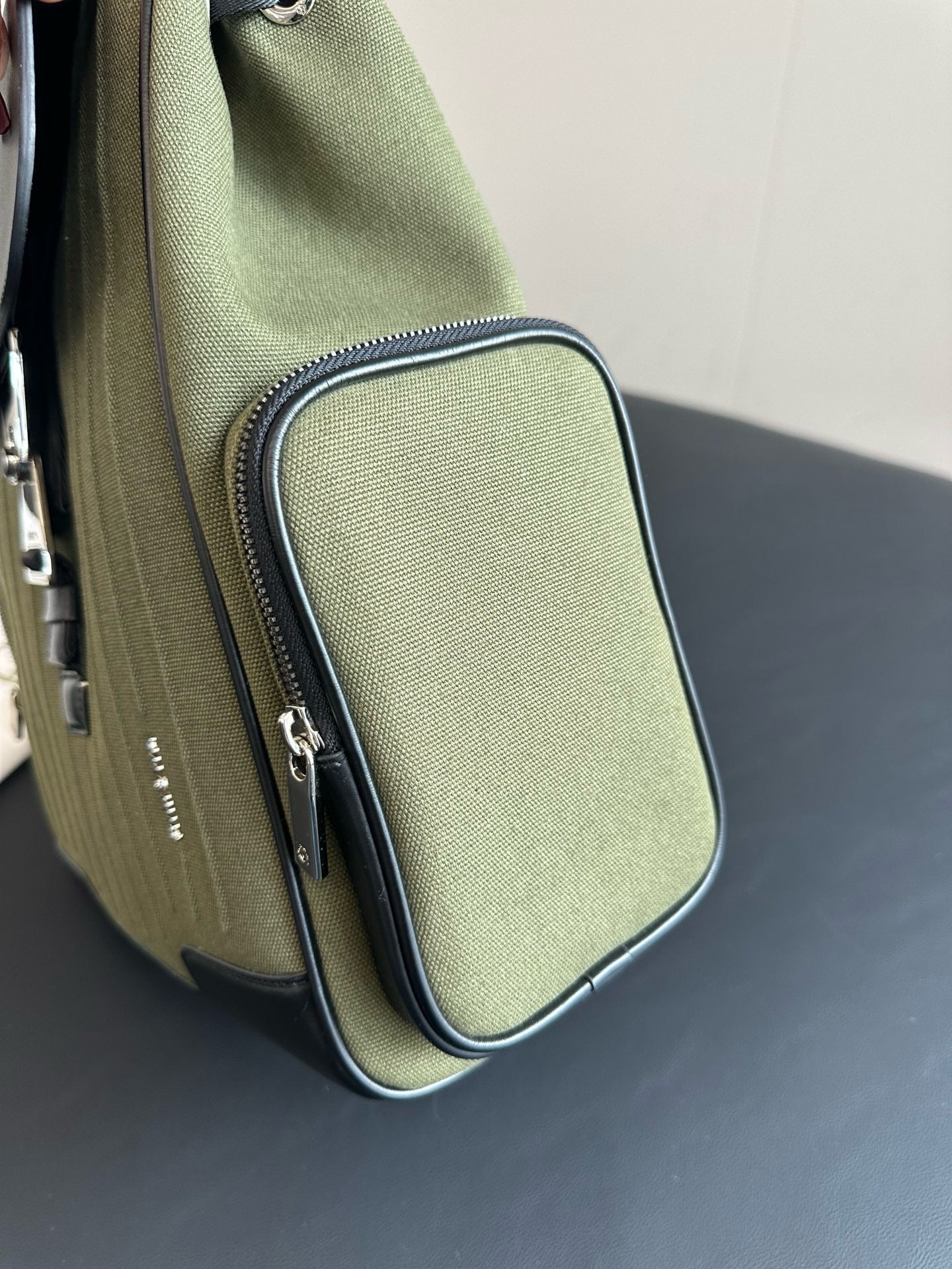 Green and Blue Backpack