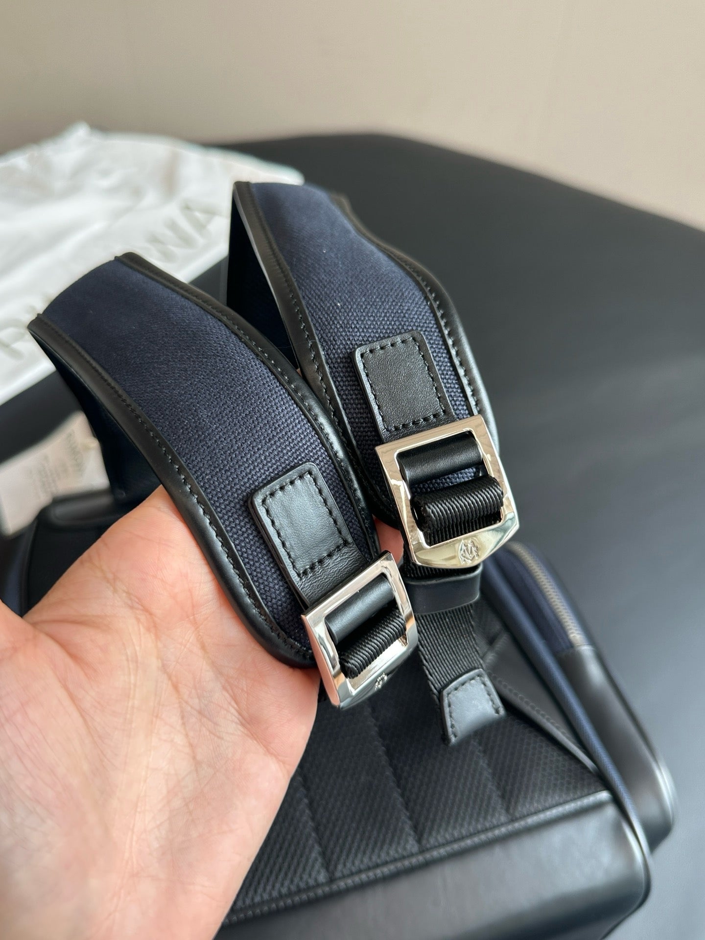 Green and Blue Backpack