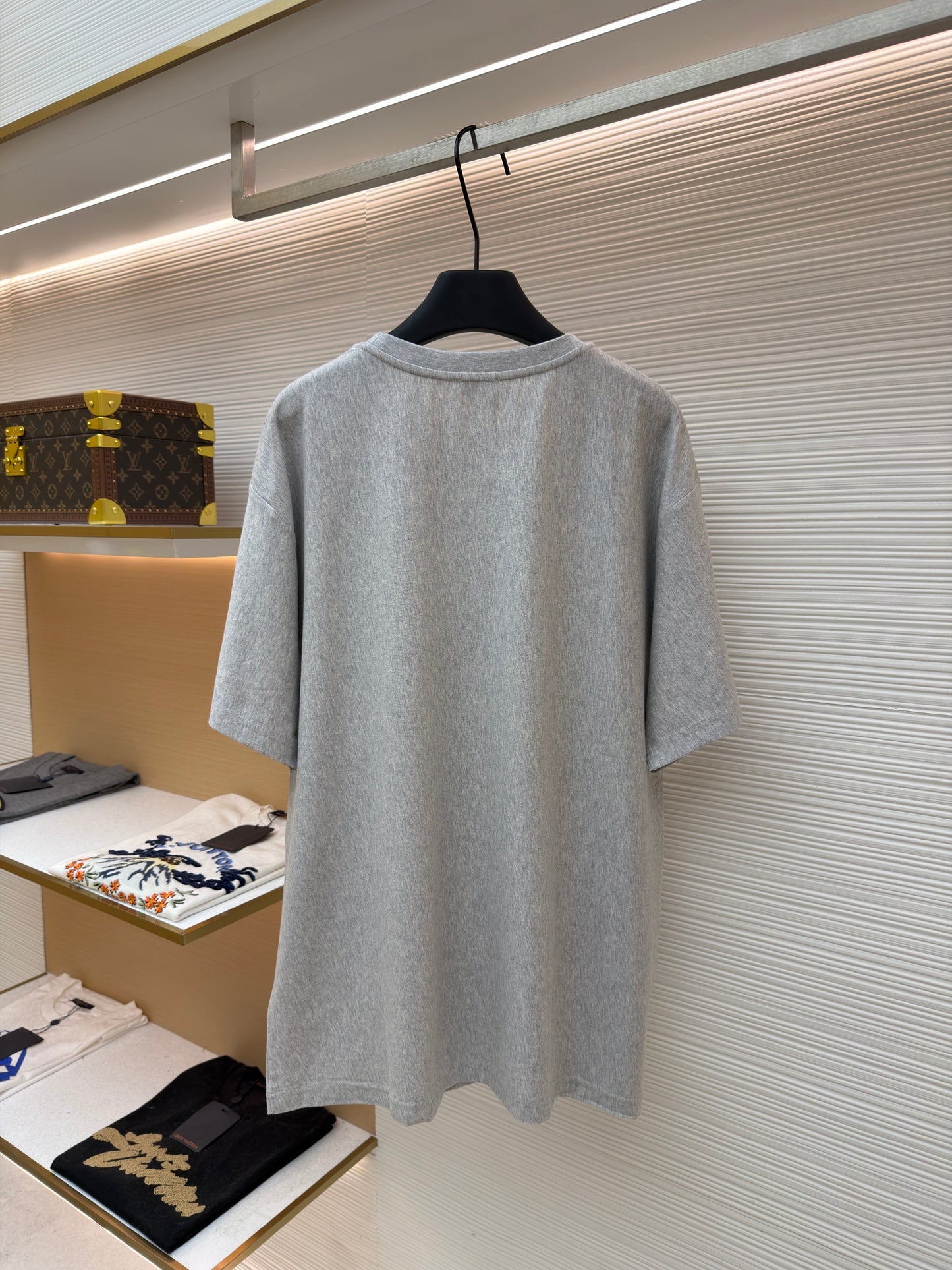 Grey and White T-Shirt