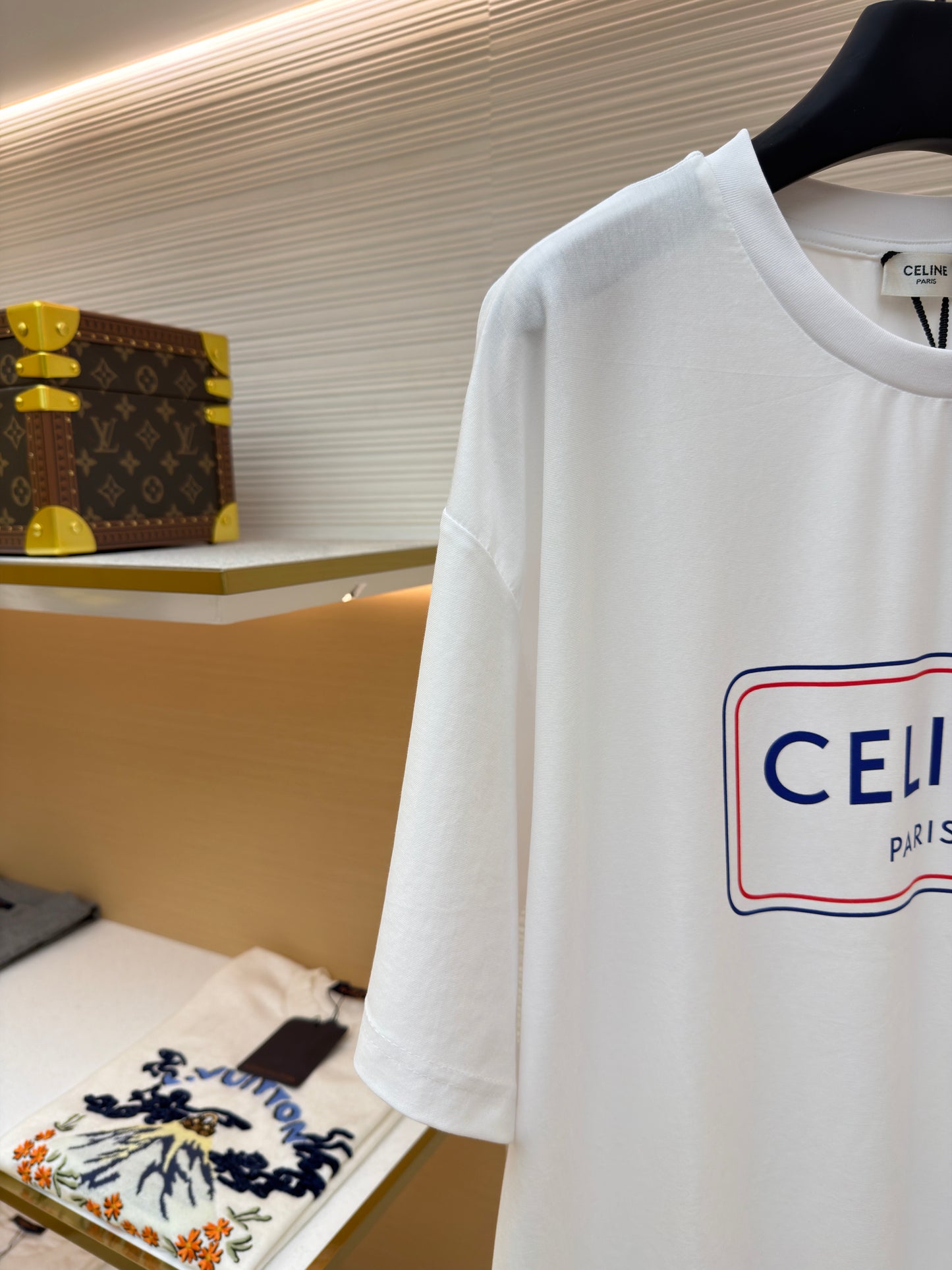 Grey and White T-Shirt