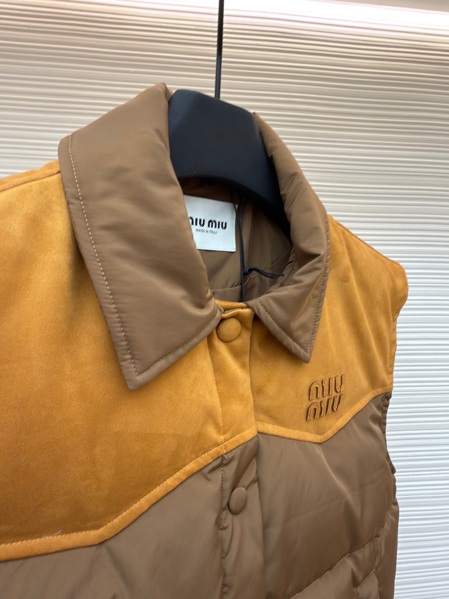 Brown and Beige Vest