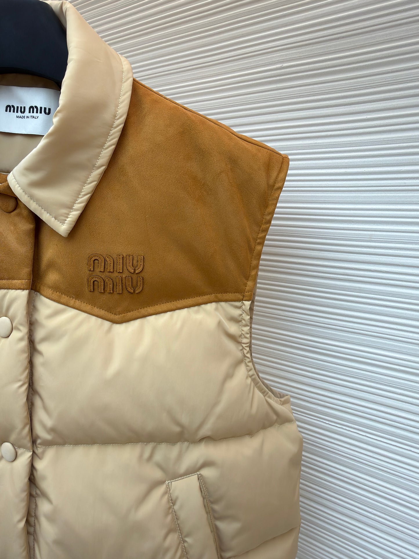 Brown and Beige Vest