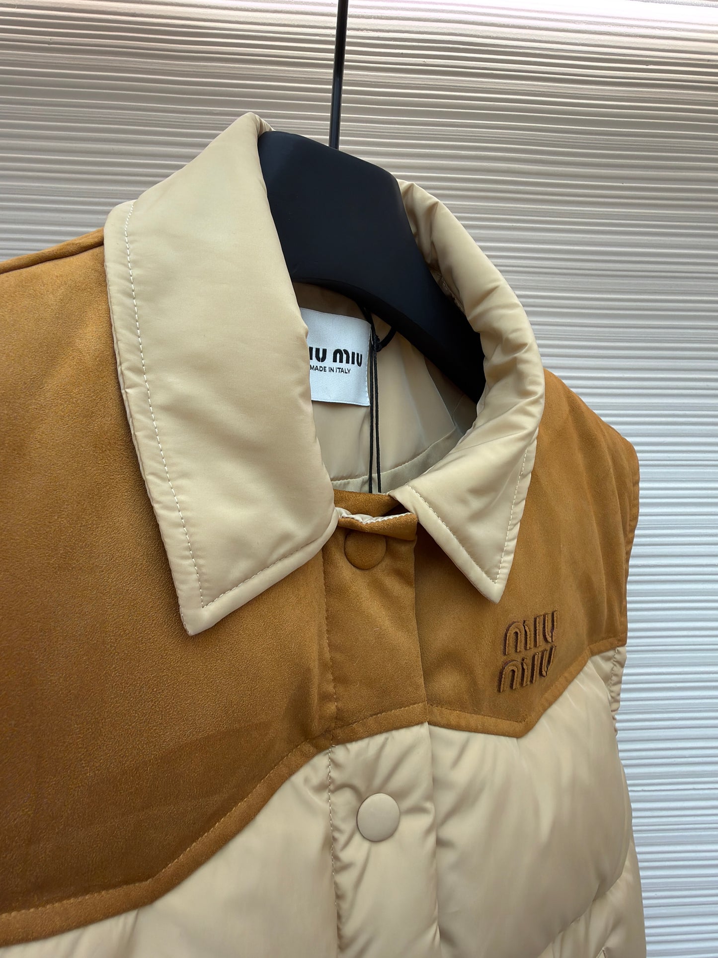 Brown and Beige Vest