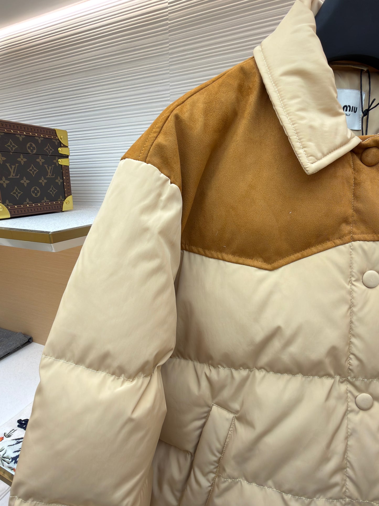 Brown and Beige Jacket