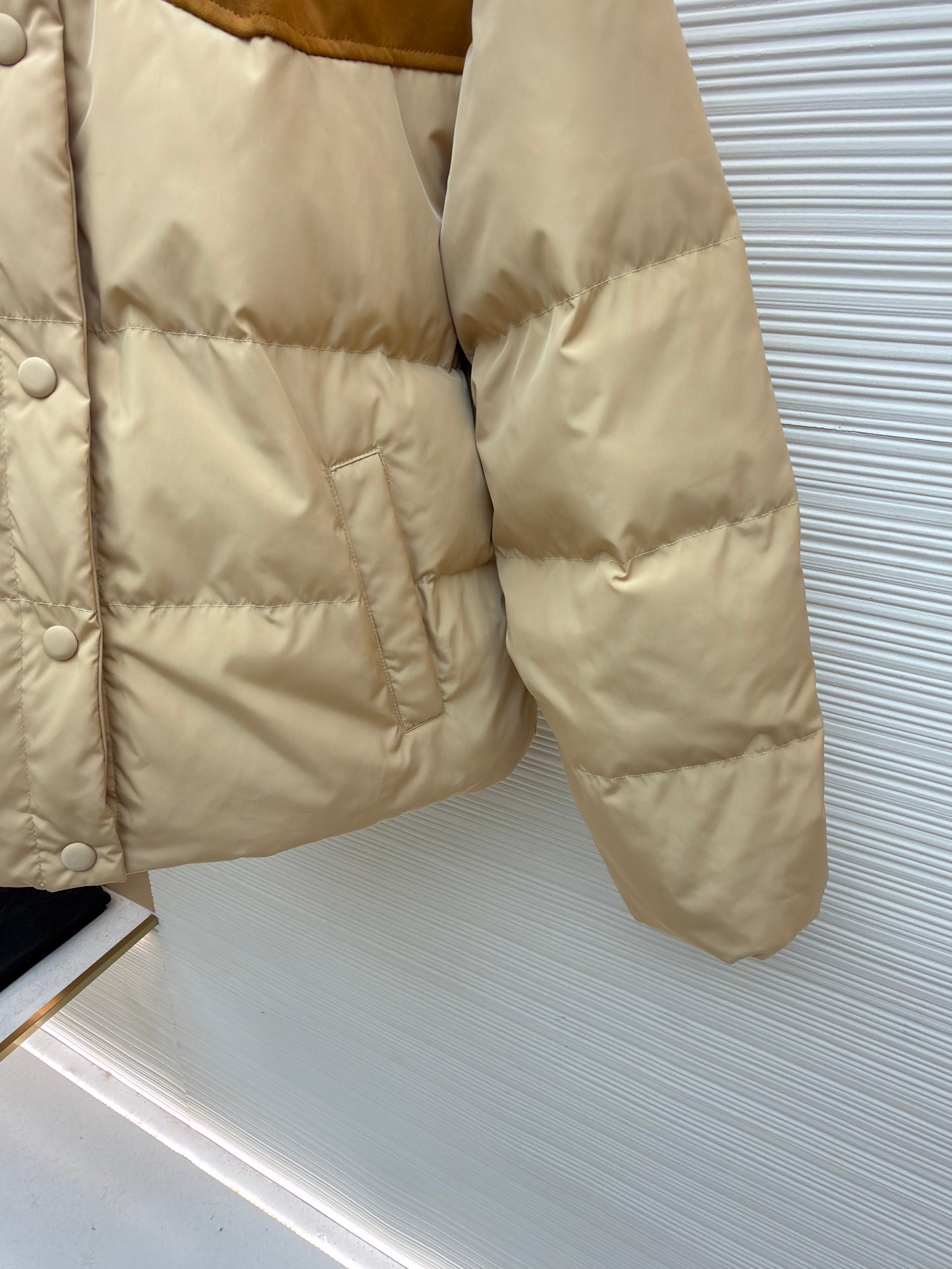 Brown and Beige Jacket