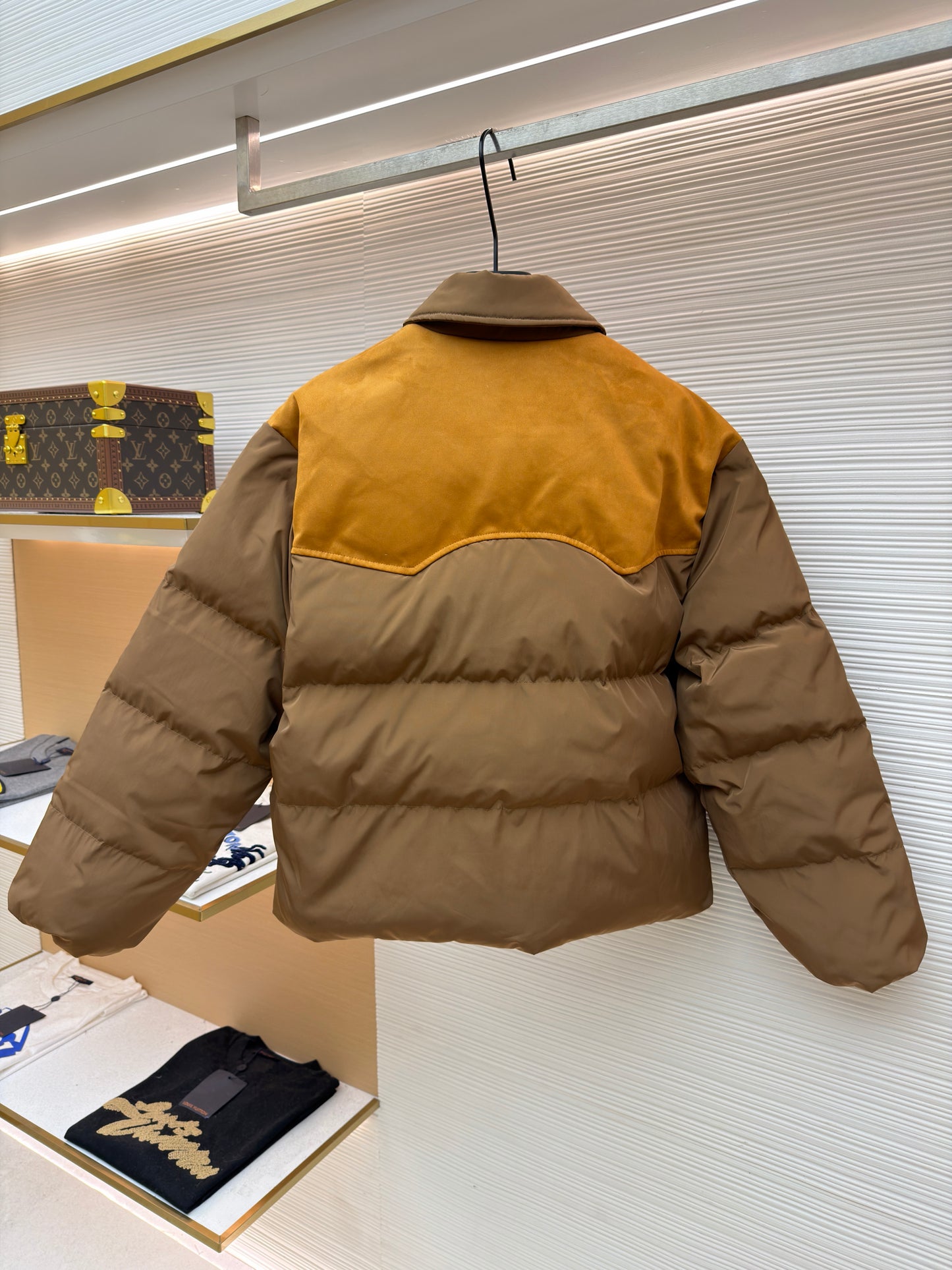 Brown and Beige Jacket