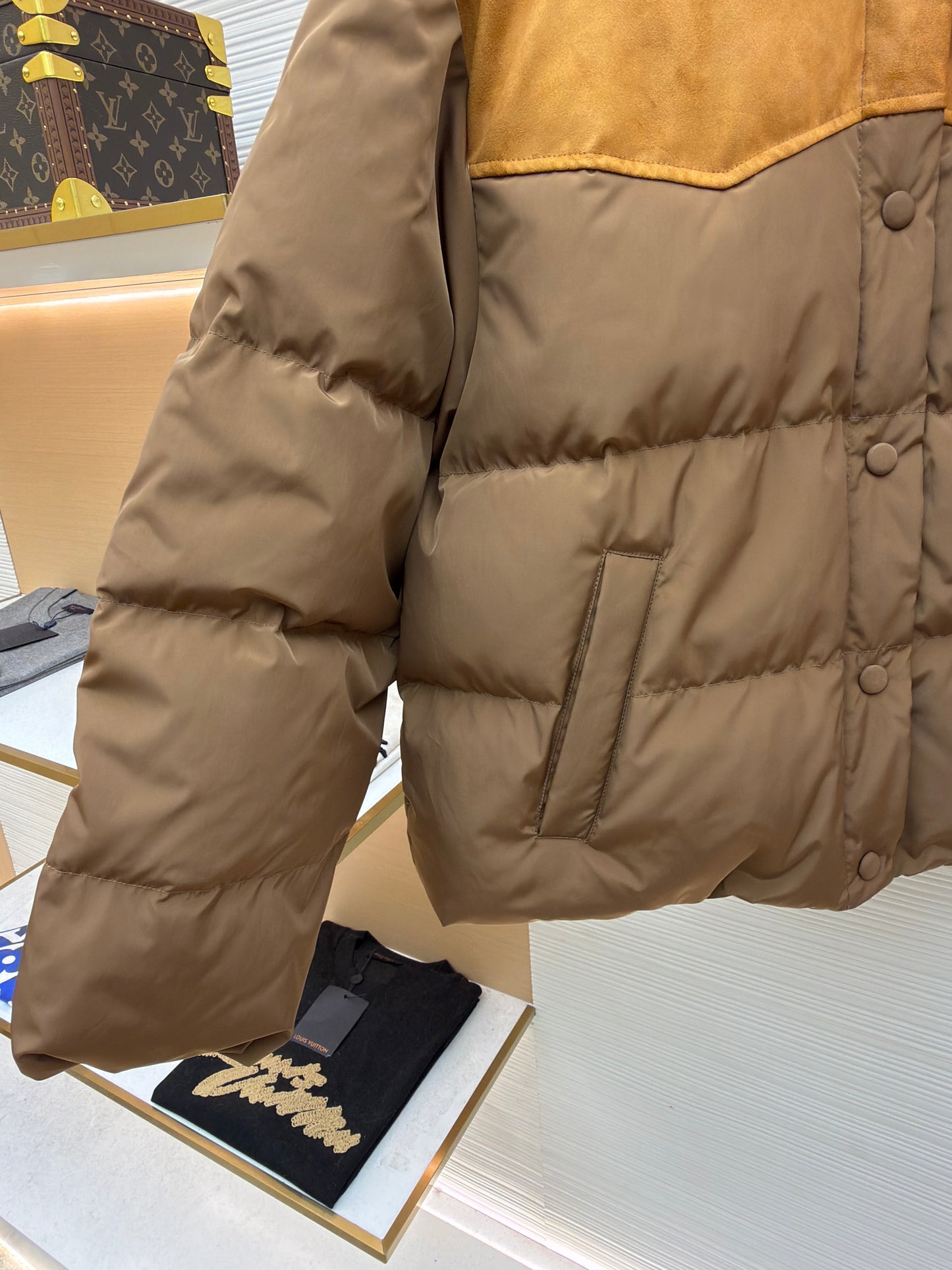 Brown and Beige Jacket