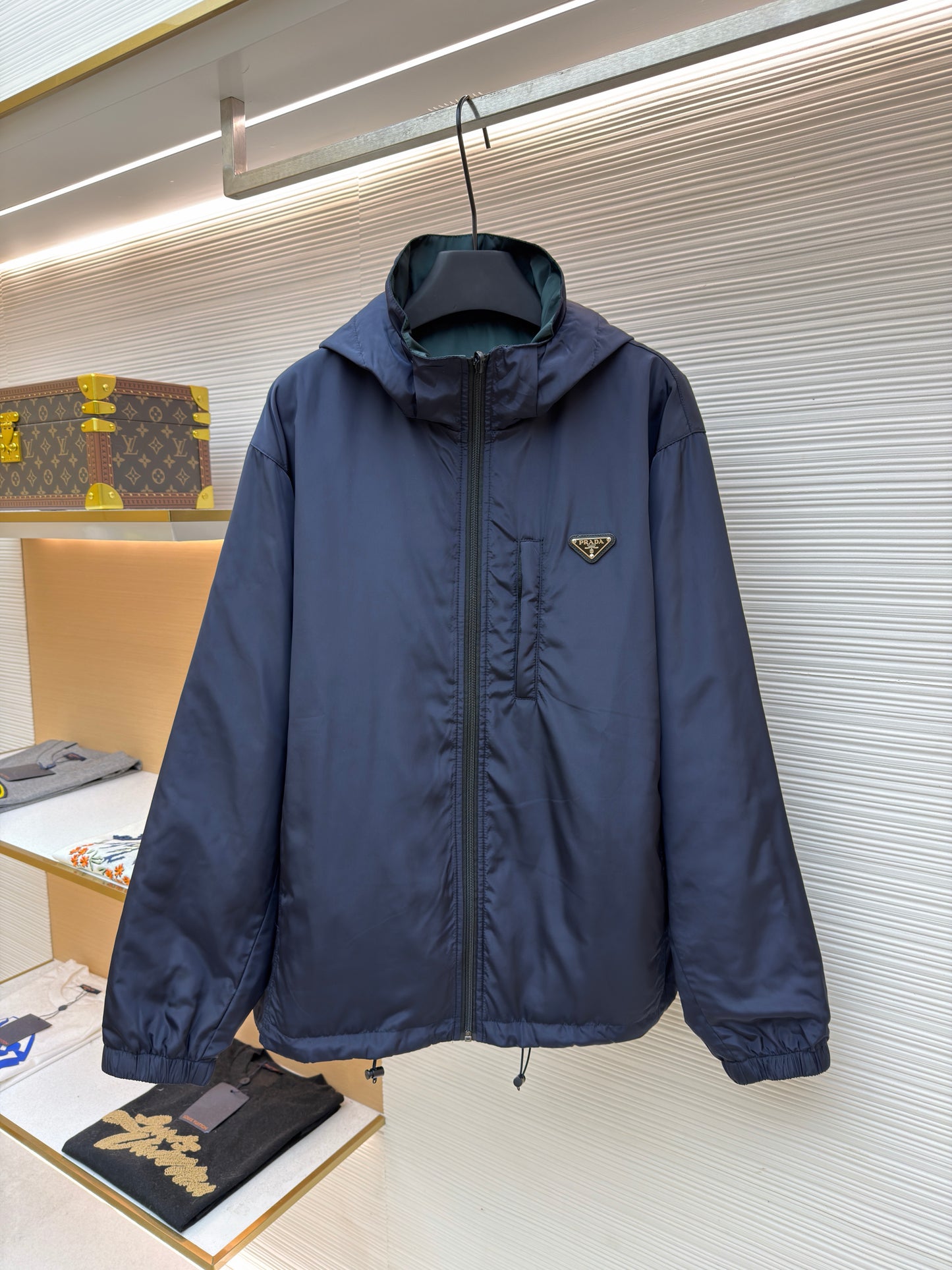 Dark Blue and Black Jacket